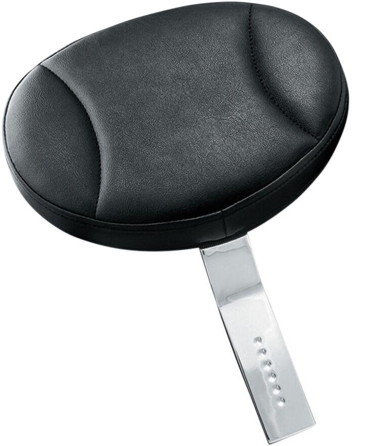 Kuryakyn Black/Chrome Kur1670 - Plug-In Drivers Backrest For Harley Davidson Flhr 1340 1998