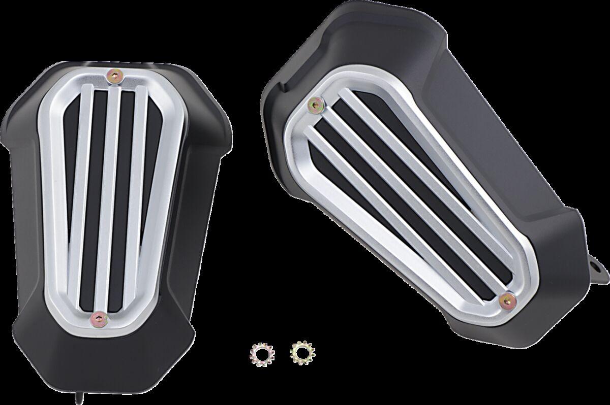 KUR6708 - Kuryakyn Dillinger Hand Guards For Harley Davidson XL 1200 C 2009 - Silver