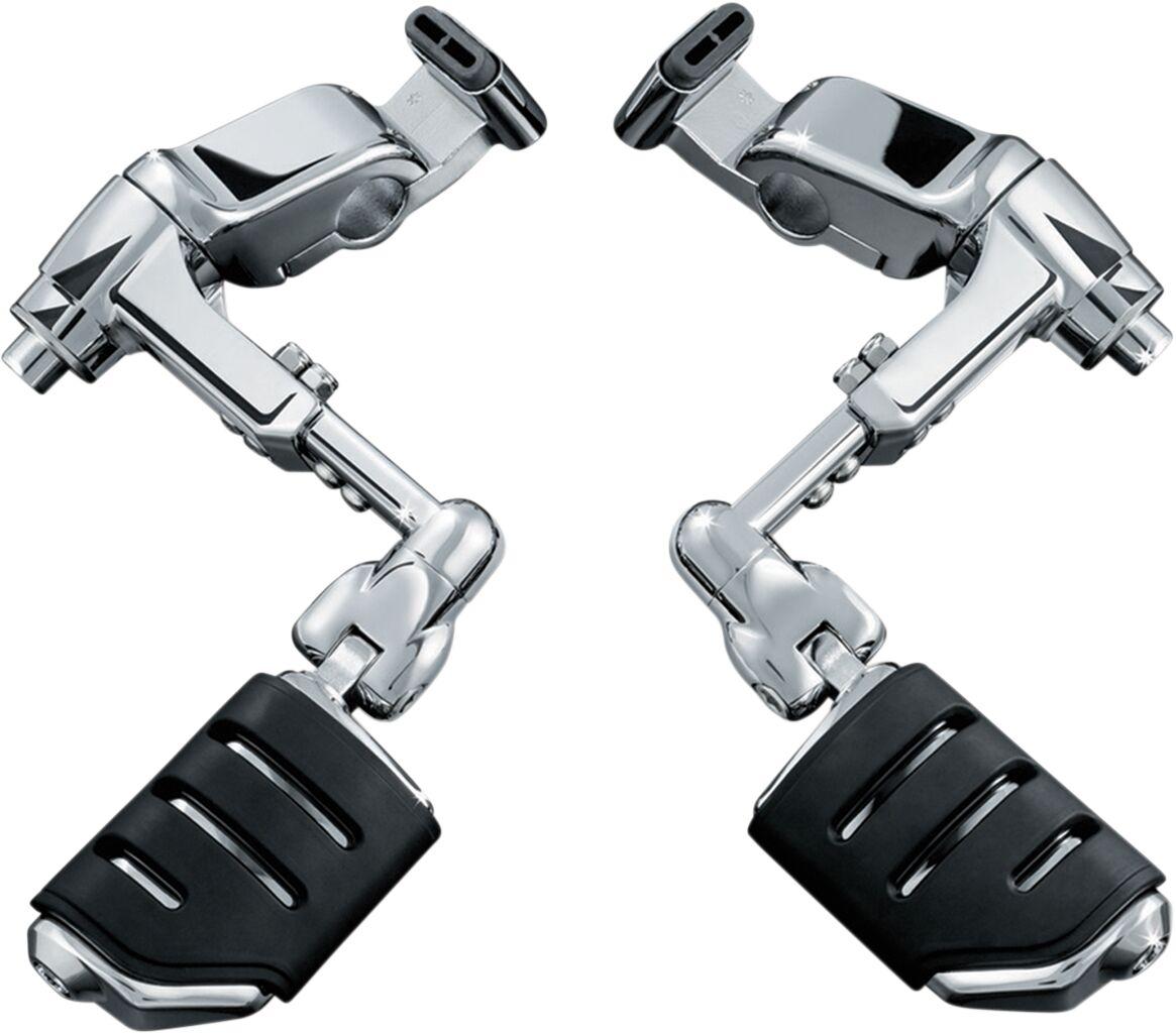 KUR4081 - Kuryakyn Ergo III Cruise Mounts For Honda GL 1800 2001-2017 - Black/Chrome