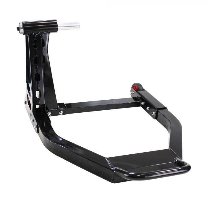 PDSSDX21 - BikeTek Aluminium Pro Single Sided Box Section Rear Paddock Stand with 21.7mm Pin