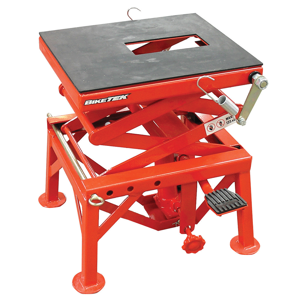 Biketek Red Pdsmx02 - Hydraulic Workshop Scissor Lift
