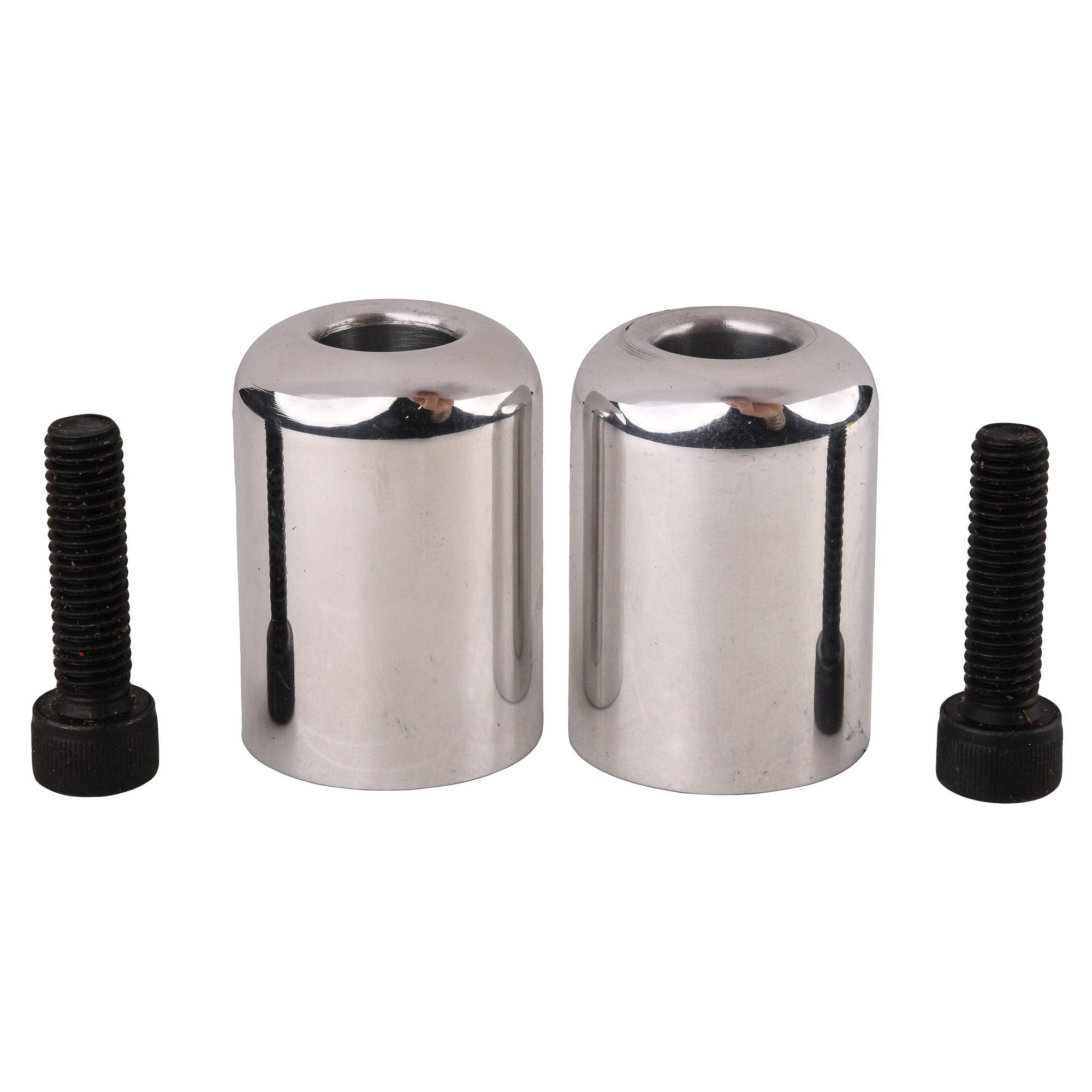 8251400 - BikeTek Aluminium Bar End Sliders For Kawasaki ZX6R 1998-2005, ZX7R & ZX9R 1998-2003