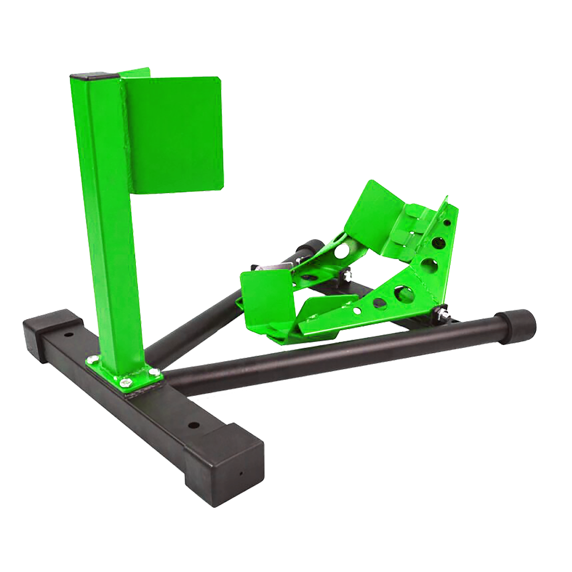 PDSCHK35 - BikeTek Series 5 Front Wheel Chock - Black/Green