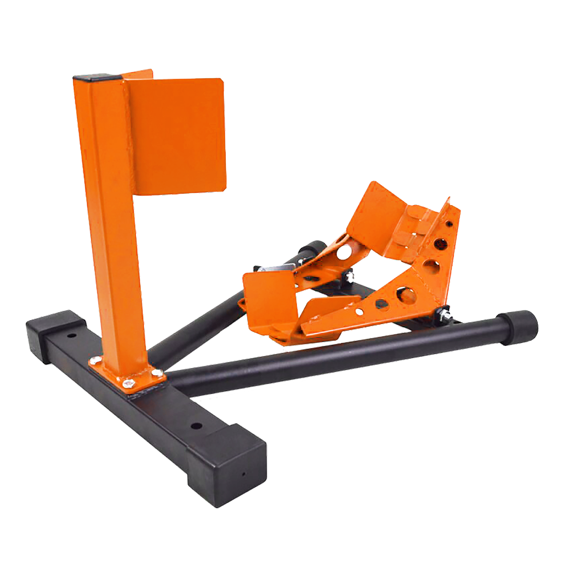 PDSCHK33 - BikeTek Series Five Front Wheel Chock - Black/Orange