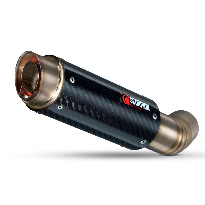 KA1005CEM - Scorpion RP-1 GP Carbon Fibre Exhaust - Kawasaki Z800E - 2013 - 2016