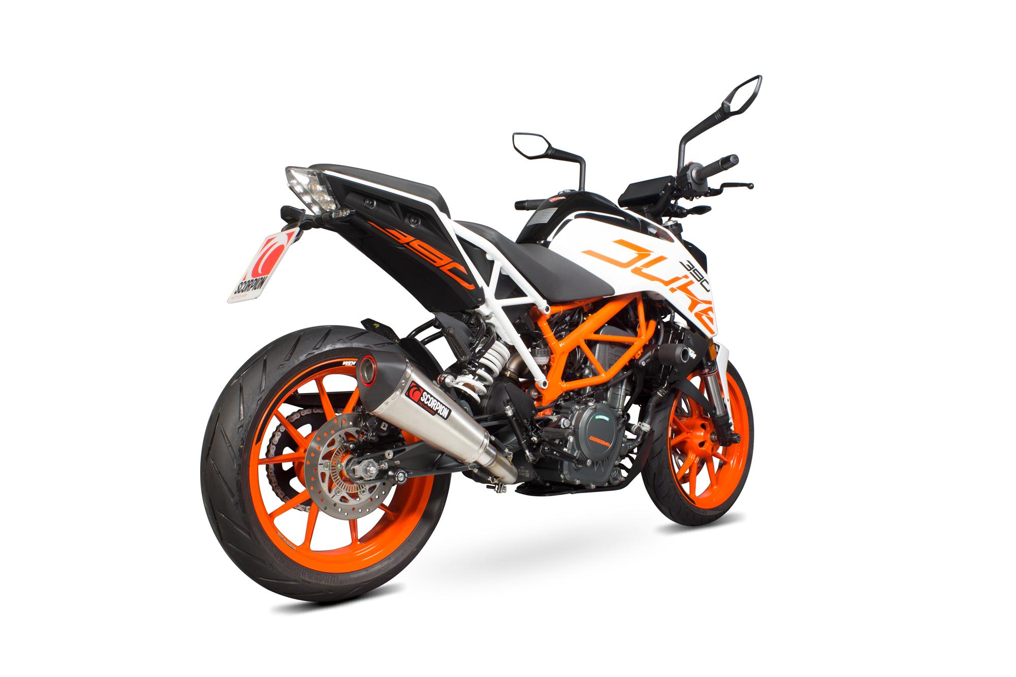 Scorpion Exhausts Rkt83seo - Scorpion Serket Taper Stainless Steel Exhaust - Ktm Duke 390 - 2017 - 2019