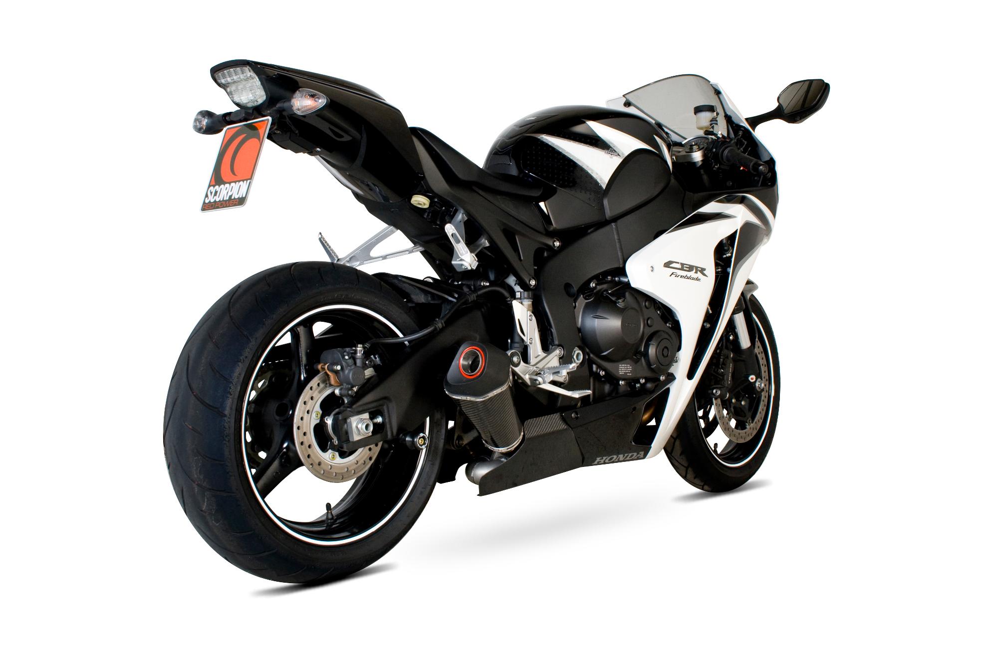 Scorpion Exhausts Red Rha95ceo - Scorpion Serket Taper Carbon Oval Exhaust - Honda Cbr 1000 Rr 2008 - 2011