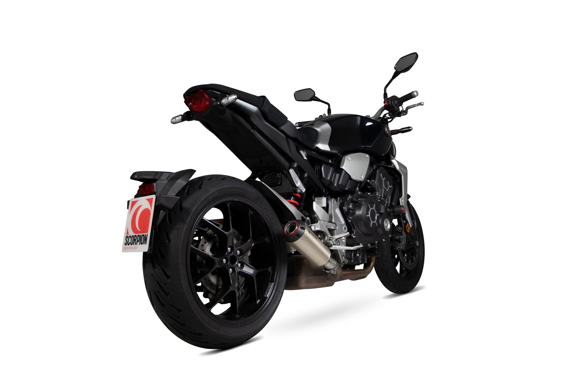 PHA187TEO - Scorpion Red Power Titanium Exhaust - Honda CB1000R 2018 - 2019