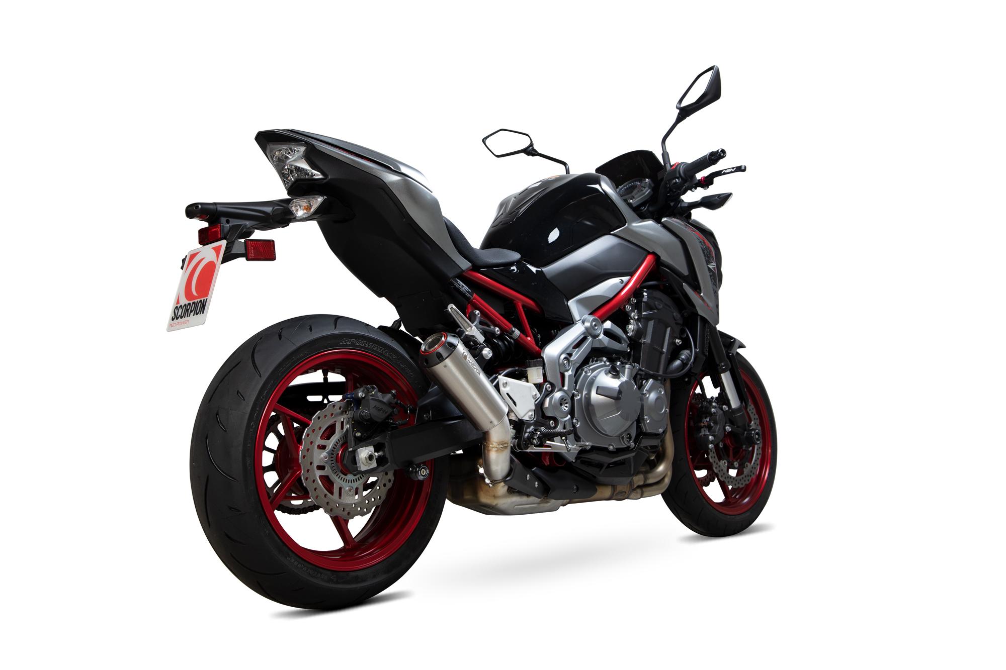 PKA114SEO - Scorpion Red Power Stainless Steel Exhaust - Kawasaki Z900 / Z900 A2 2017 - 2020