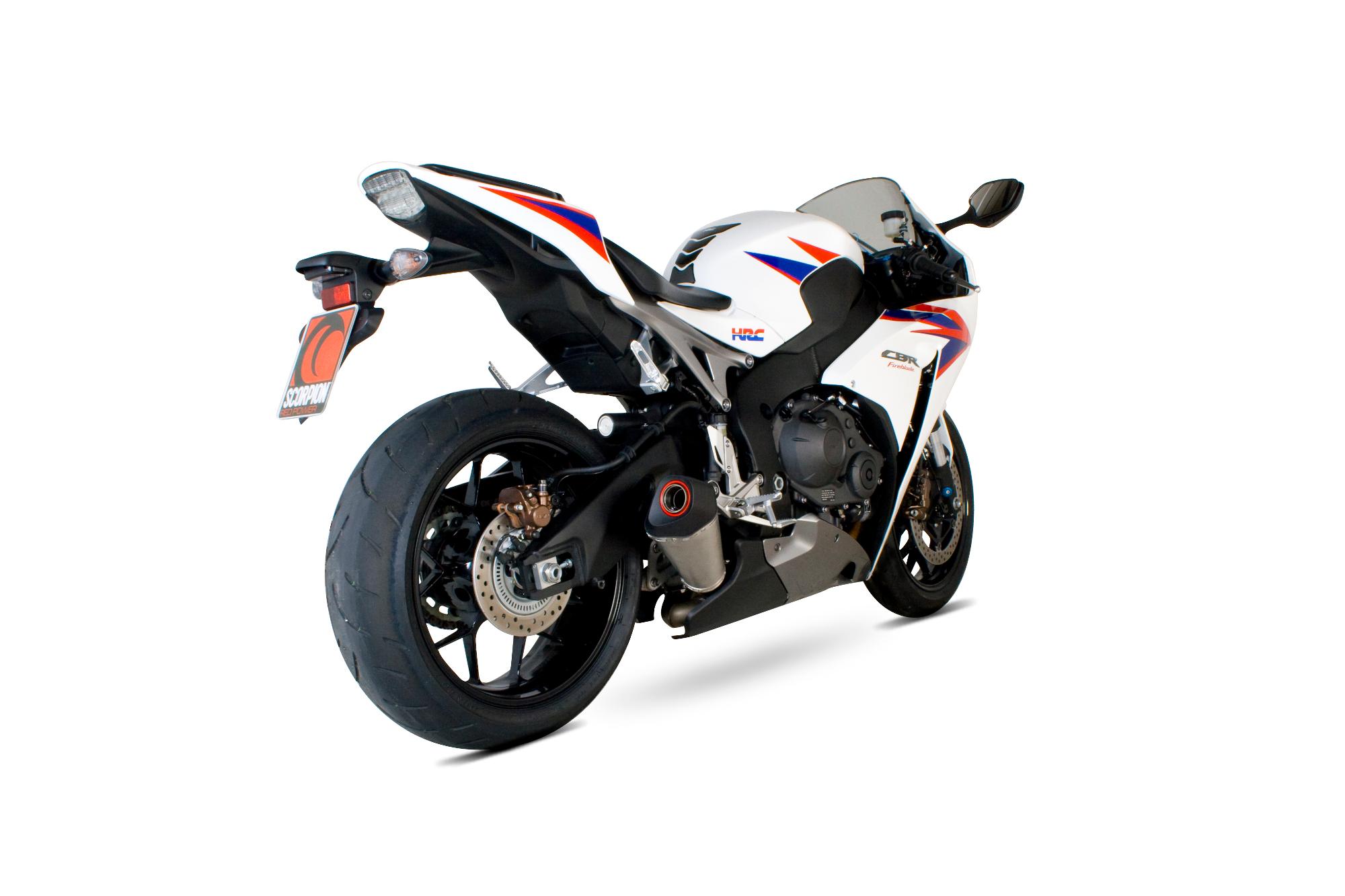 Scorpion Exhausts Red Rha154seo - Scorpion Serket Taper Stainless Oval Exhaust - Honda Cbr 1000 Rr 2012 - 2013