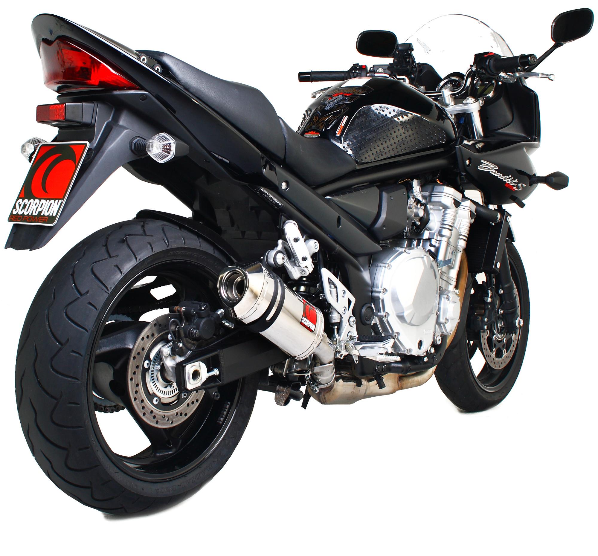 Scorpion Exhausts Red Esi99sso - Scorpion Carbine Stainless Extreme Exhaust - Suzuki Gsf 1250 Bandit 2007 - 2015