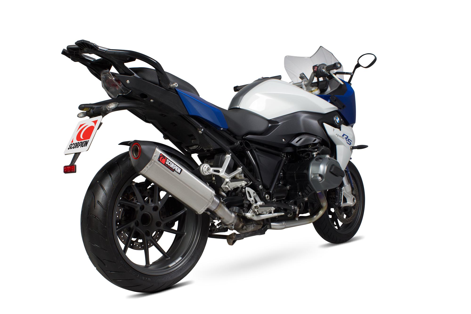 Scorpion Exhausts Red/Black Rbm79seo - Scorpion Serket Slip-On Stainless Steel Exhaust - Bmw R1200 R / R1200 Rs - 2015 - 2019