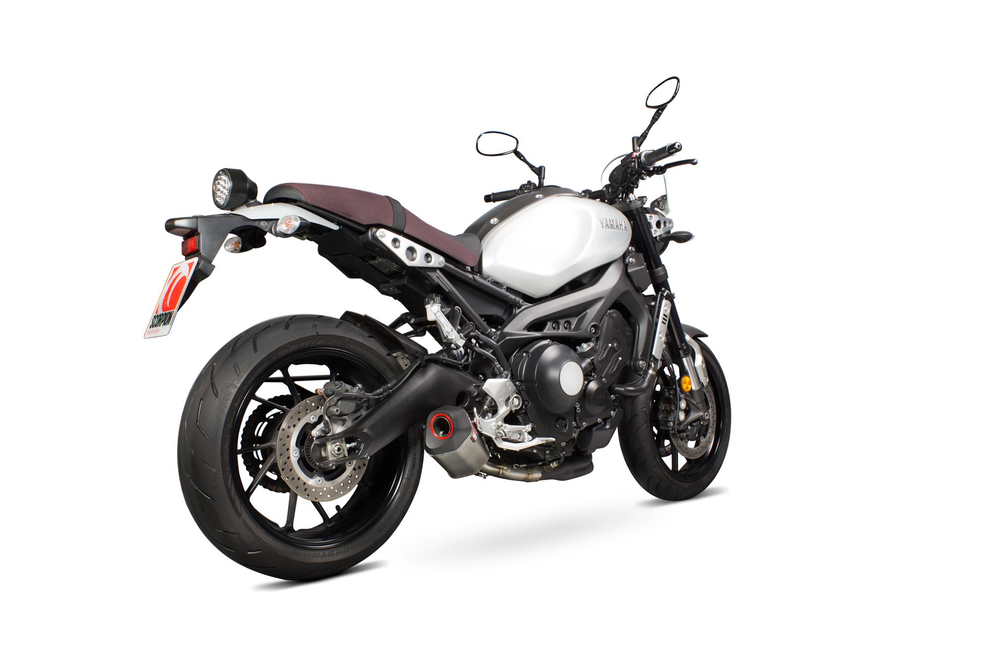 Scorpion Exhausts Red Rya107seo - Scorpion Serket Parallel Stainless Oval Exhaust - Yamaha Xsr 900 2016 - 2018
