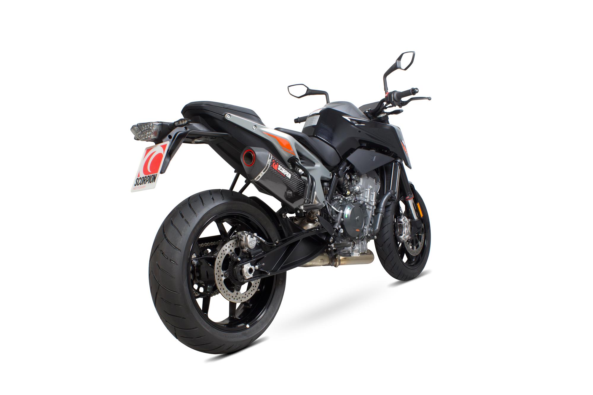 Scorpion Exhausts Rkt88ceo - Scorpion Serket Parallel Carbon Fibre Exhaust - Ktm 790 Duke 2018 - 2019