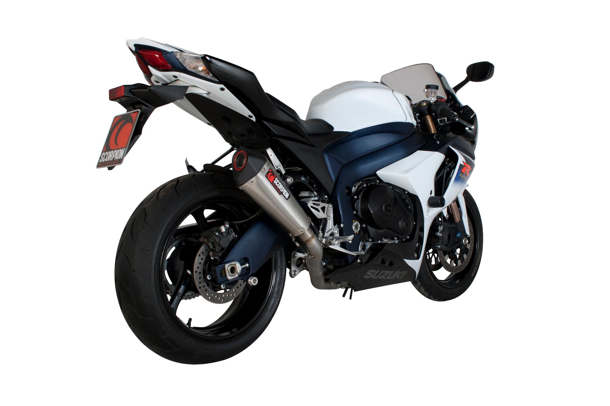 Scorpion Exhausts Red Rsi107seo - Scorpion Serket Taper Stainless Oval Exhaust - Suzuki Gsxr 1000 K9 2009 - 2011