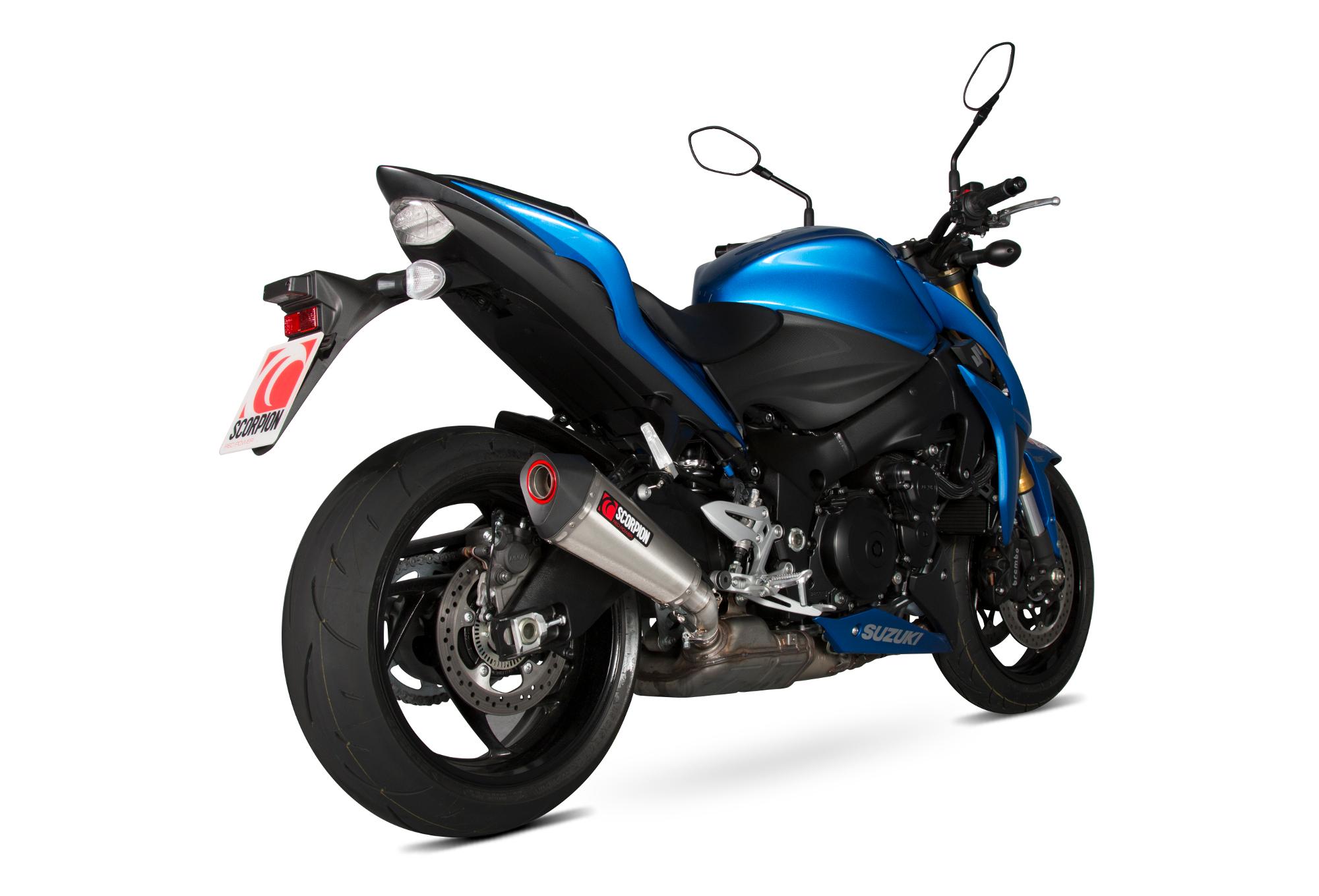 RSI117SEO - Scorpion Serket Taper Stainless Oval Exhaust - Suzuki GSX-S1000 inc FA 2015 - 2018