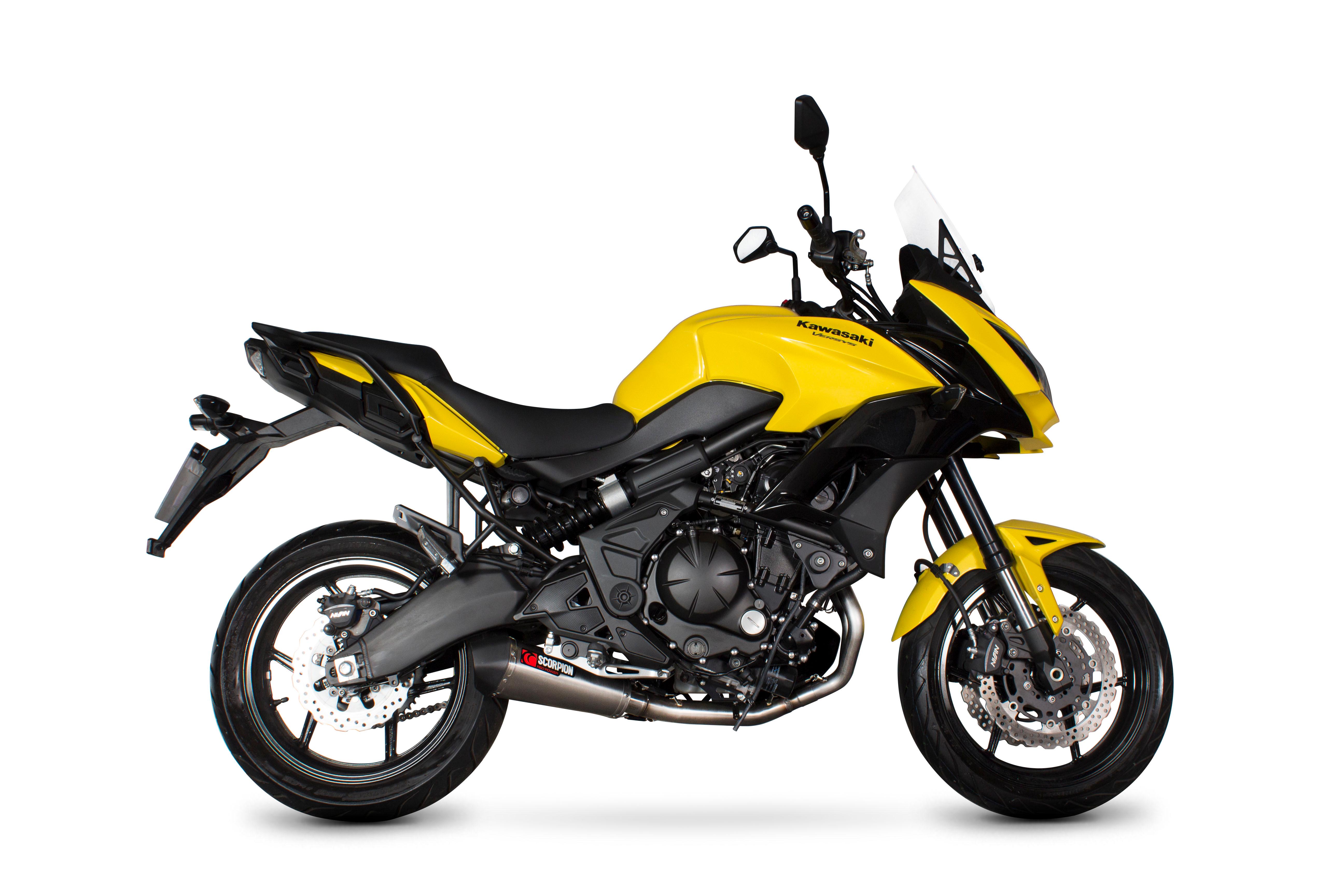 RKA110SYSSEO - Scorpion Serket Taper Stainless Steel Exhaust - Kawasaki Versys 650 Full System - 2015 - 2019