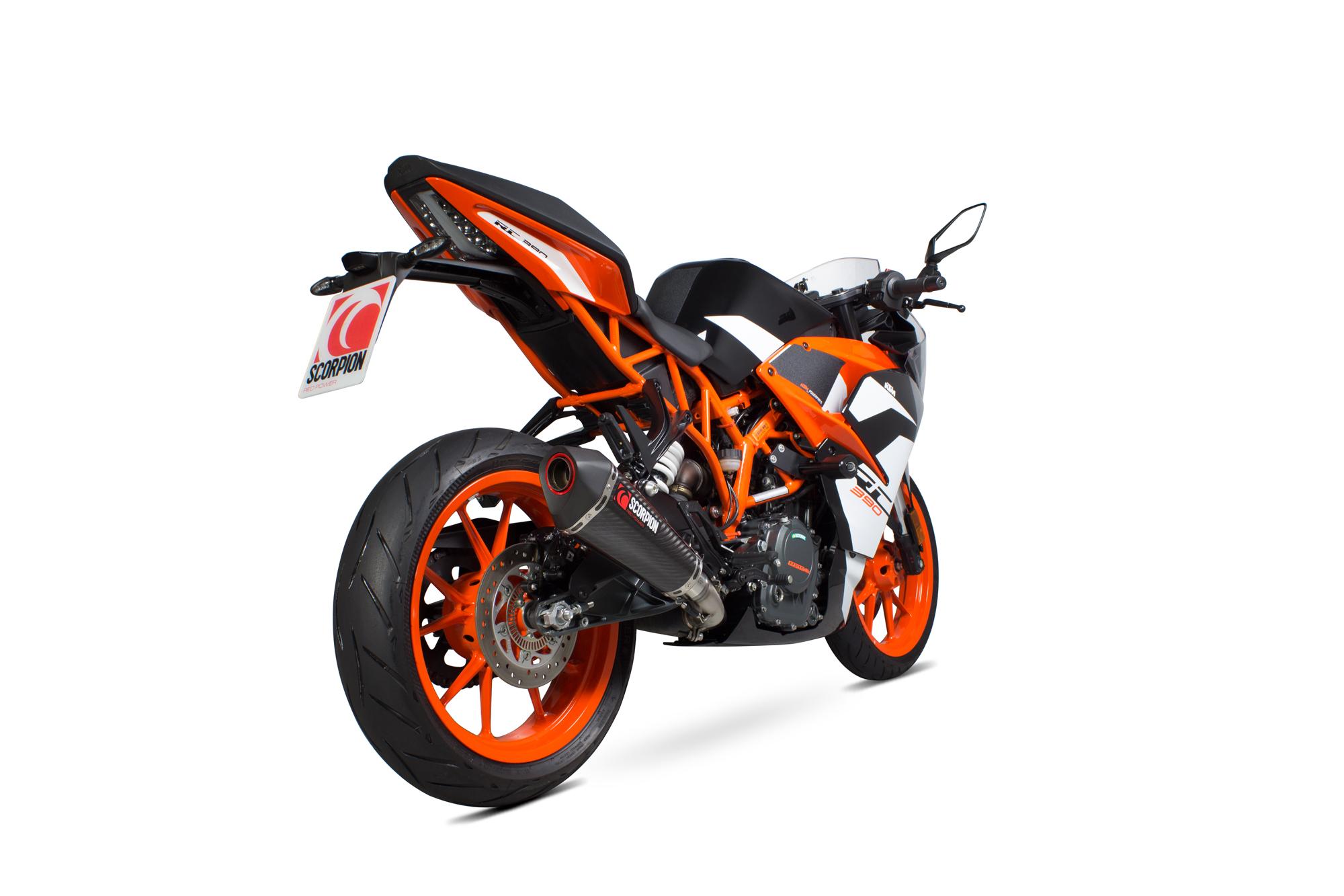 RKT89CEO - Scorpion Serket Taper Carbon Exhaust - KTM RC 390 2017 - 2019