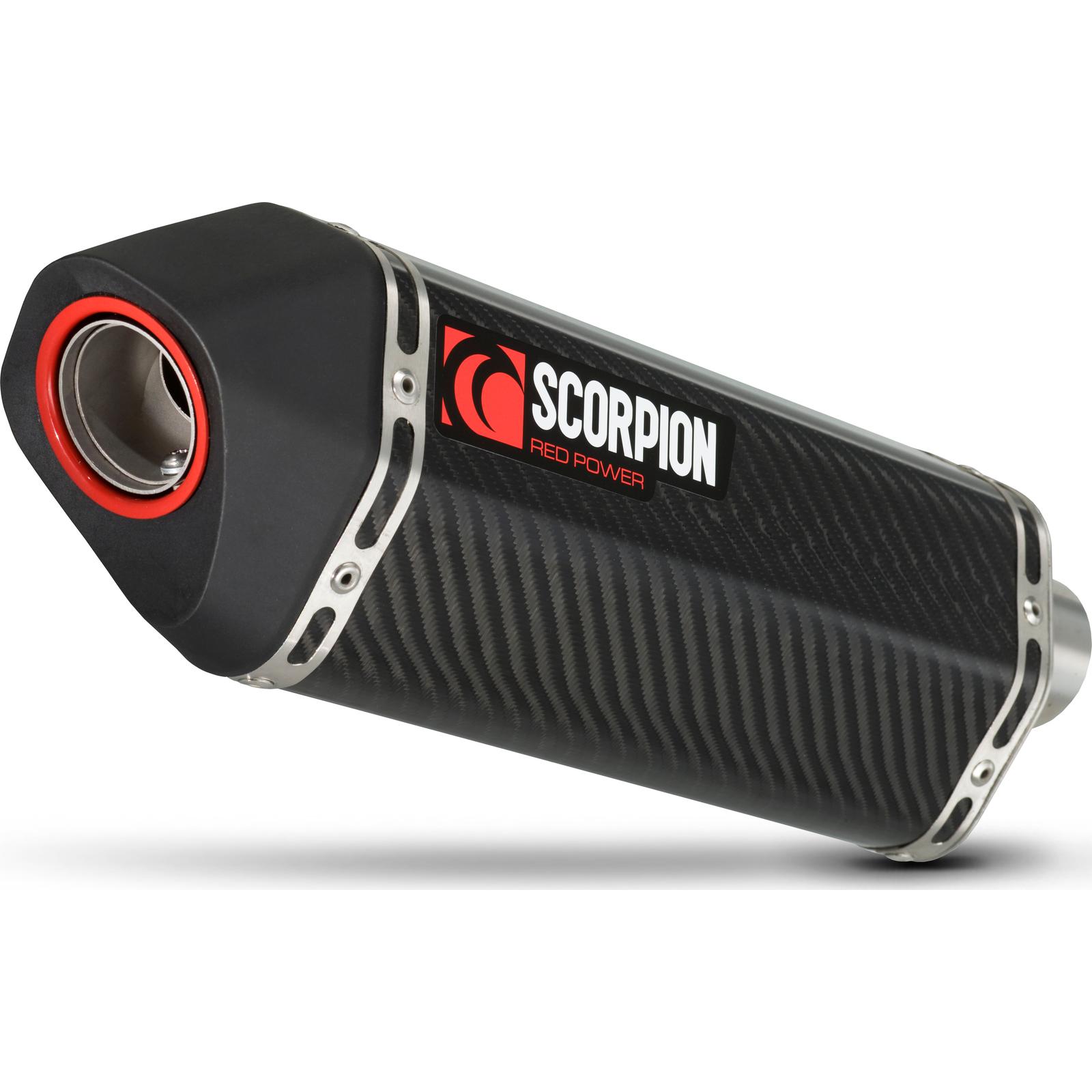 Scorpion Exhausts Rsi128ceo - Scorpion Serket Parallel Carbon Fibre Slip-On Exhaust - Suzuki Gsx-R600 / Gsx-R750 2006 - 2007