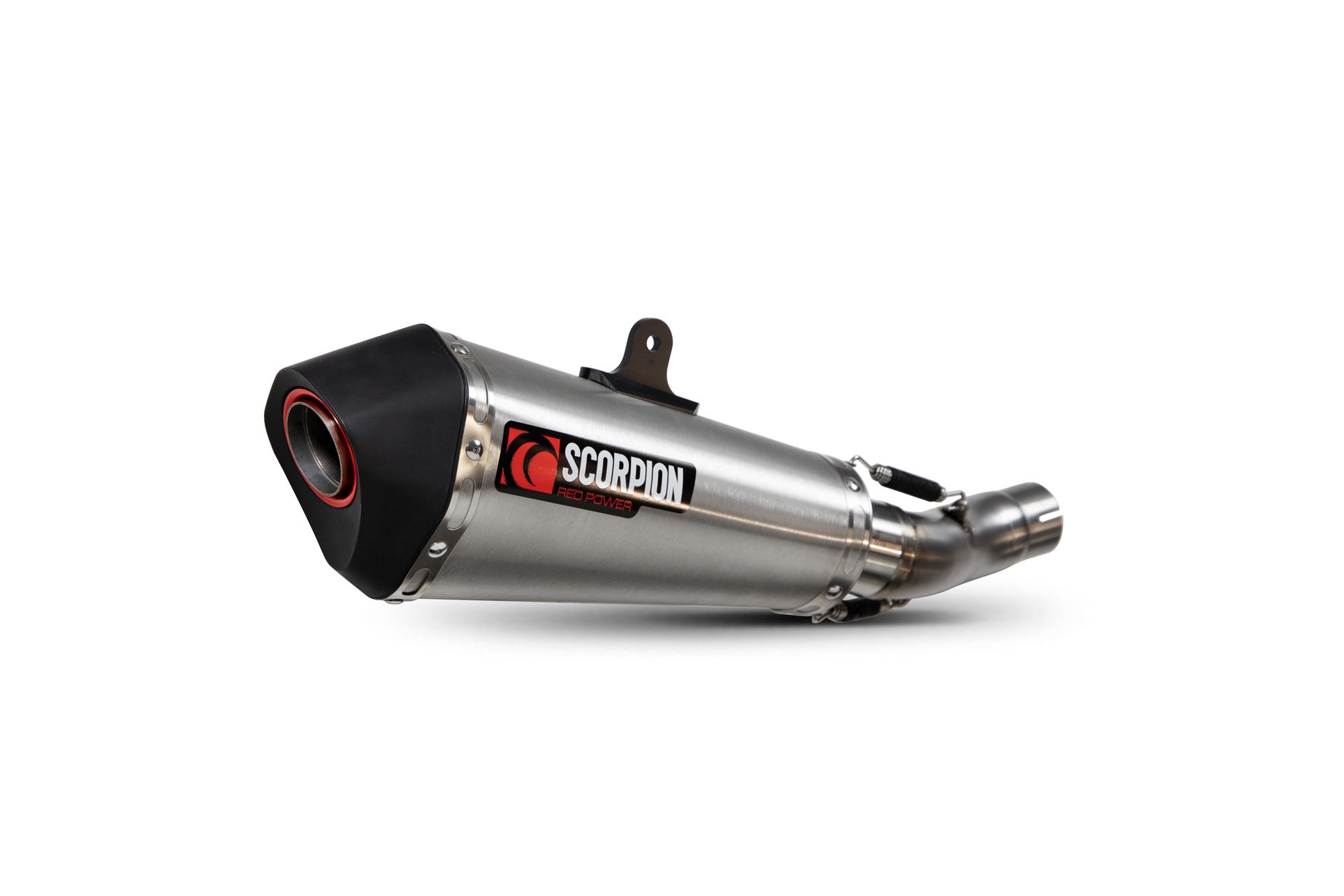 Scorpion Exhausts Rha195seo - Scorpion Serket Taper Stainless Steel Slip-On Exhaust - Honda Cb 500 F 2019 - 2021