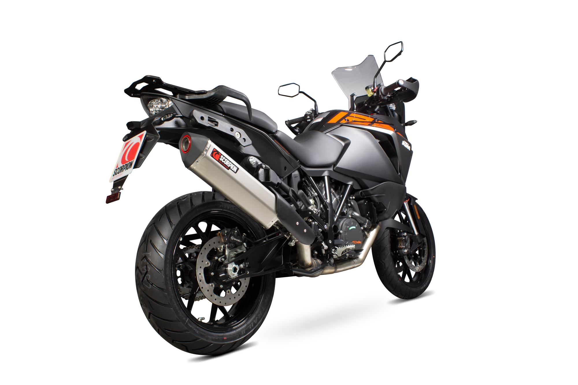 Scorpion Exhausts Red Rkt86teo - Scorpion Serket Parallel Titanium Exhaust - Ktm 1290 Super Adventure 2015 - 2020