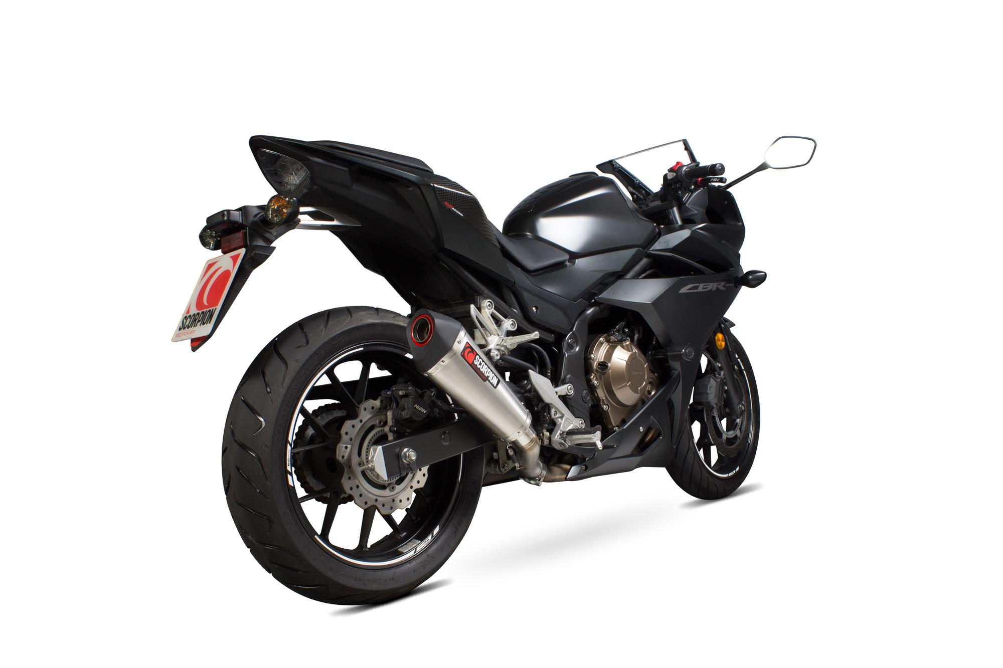 Scorpion Exhausts Rha180seo - Scorpion Serket Taper Stainless Exhaust - Honda Cbr 500R 2017 - 2018