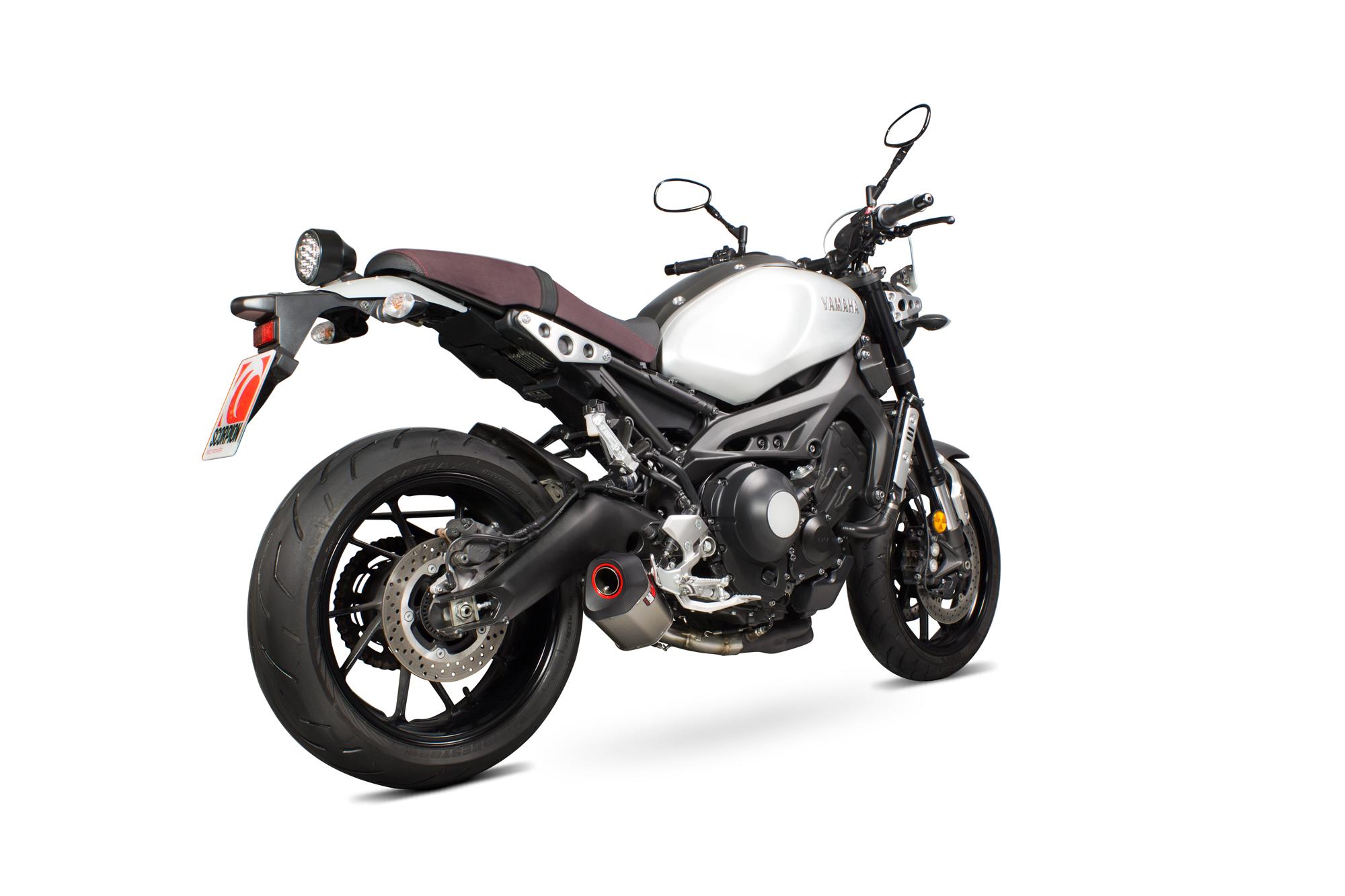 Scorpion Exhausts Boys Red Rya107teo - Scorpion Serket Parallel Titanium Oval Exhaust - Yamaha Xsr 900 2016 - 2018