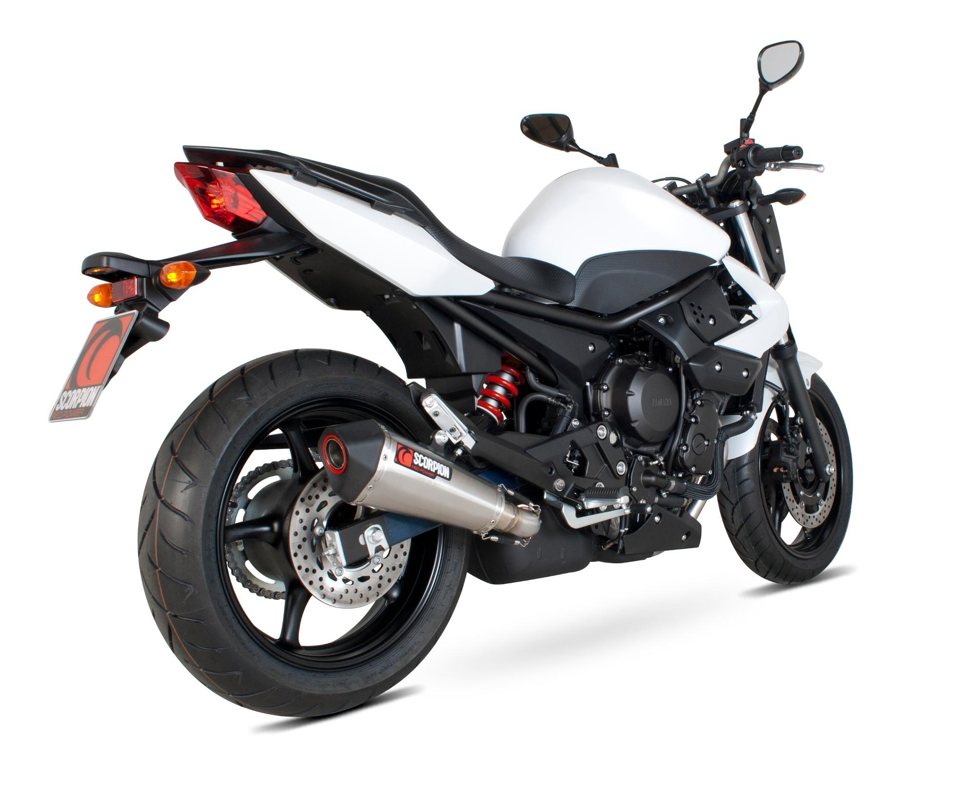 Scorpion Exhausts Red Rya86seo - Scorpion Serket Taper Stainless Oval Exhaust - Yamaha Xj6 2009 - 2016
