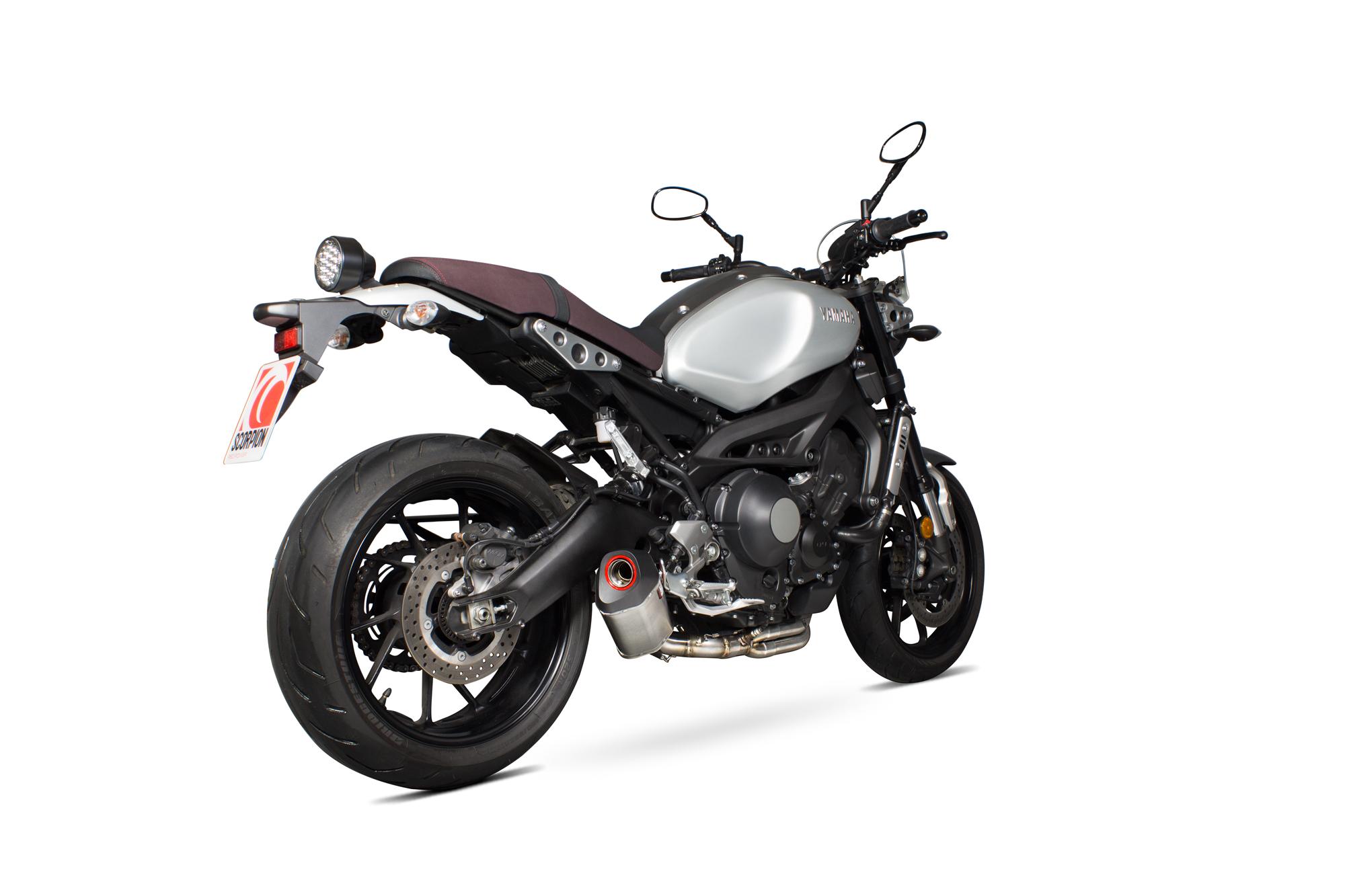 Scorpion Exhausts Red Rya107sysseo - Scorpion Serket Parallel Stainless Oval Exhaust - Yamaha Xsr 900 Full System 2016 - 2018