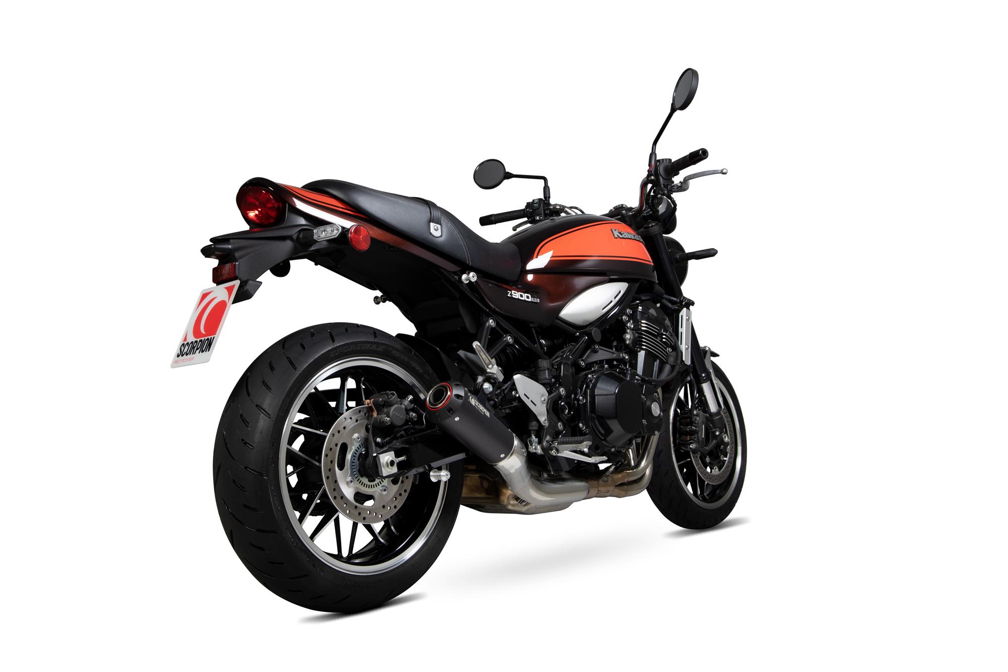 Scorpion Exhausts Red/Black Pka123bcer - Scorpion Power Ceramic Exhaust - Kawasaki Z900rs 2018 - 2019