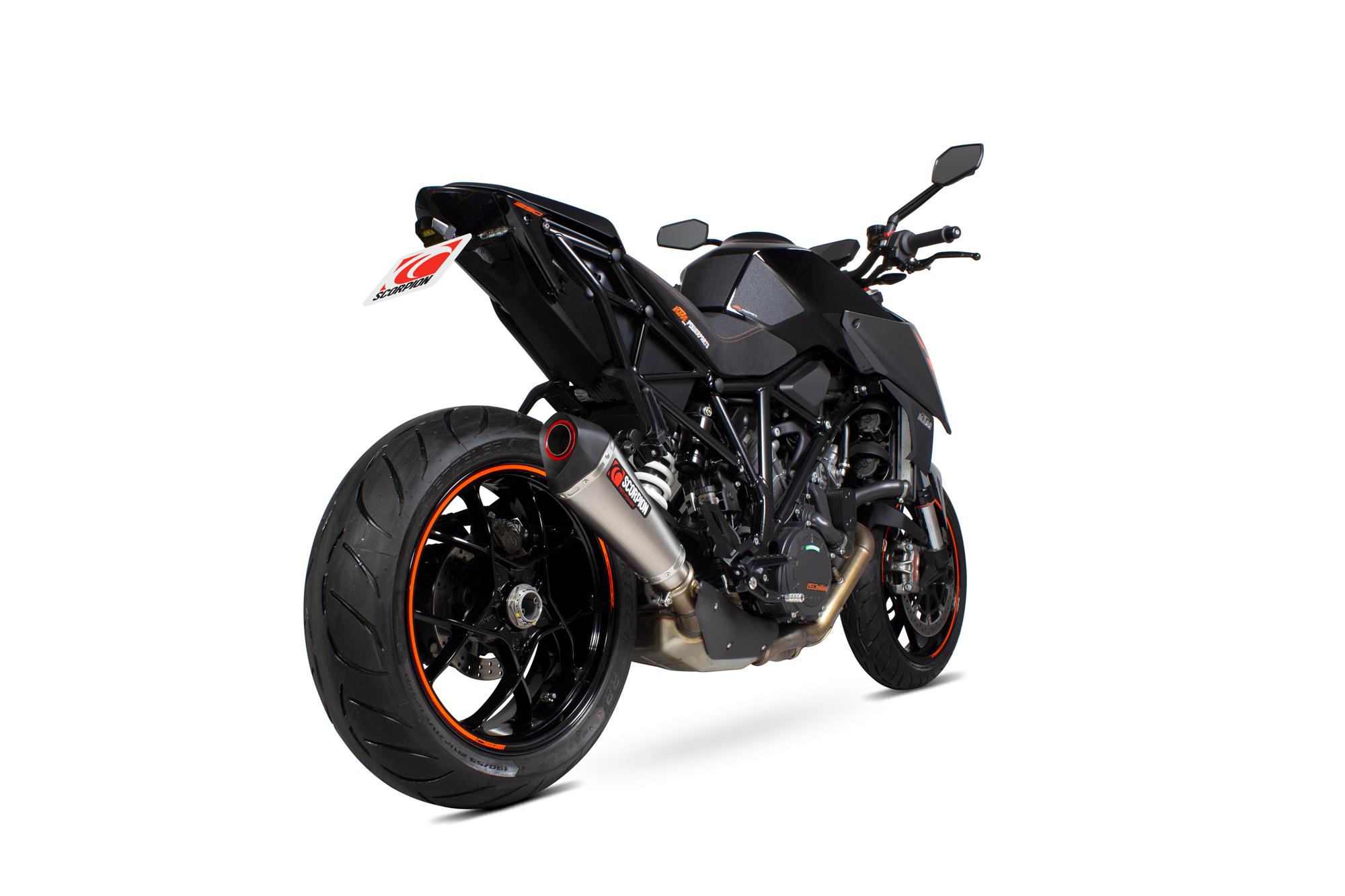 Scorpion Exhausts Red Rkt90teo - Scorpion Serket Taper Titanium Exhaust - Ktm 1290 Super Duke R 2014 - 2019 / Gt 2014 - 2021