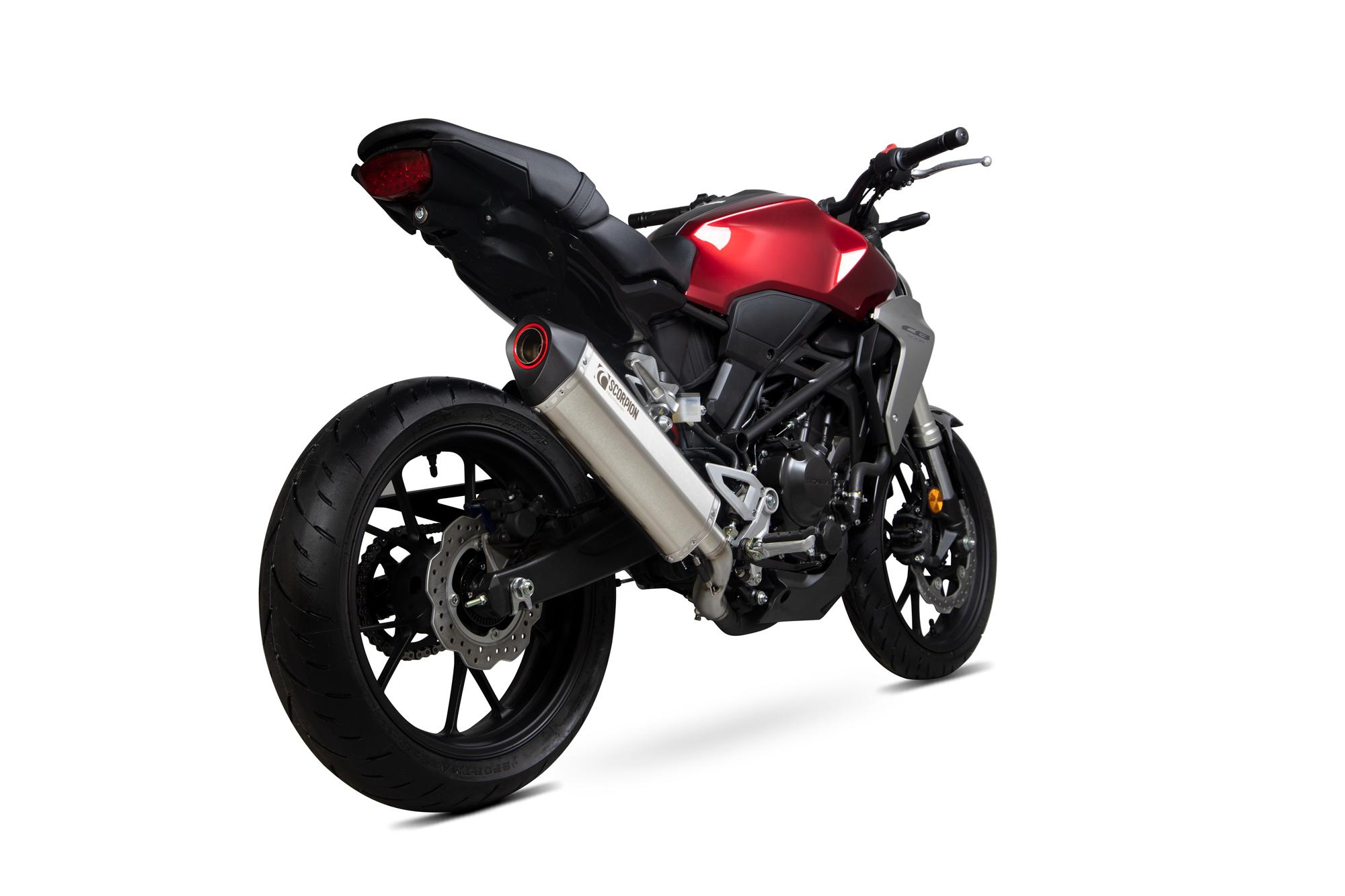 RHA185SEO - Scorpion Serket Parallel Stainless Steel Exhaust - Honda CB 300 R - 2017 - 2019