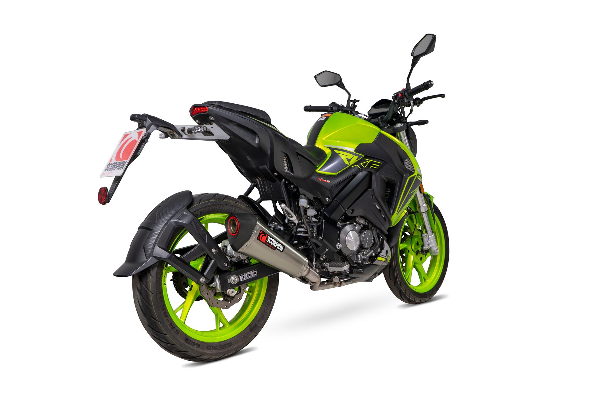 RKE51SEO - Scorpion Serket Taper Full System Stainless Steel Exhaust - Keeway RKF-125 (Euro 5) 2021 - 2022
