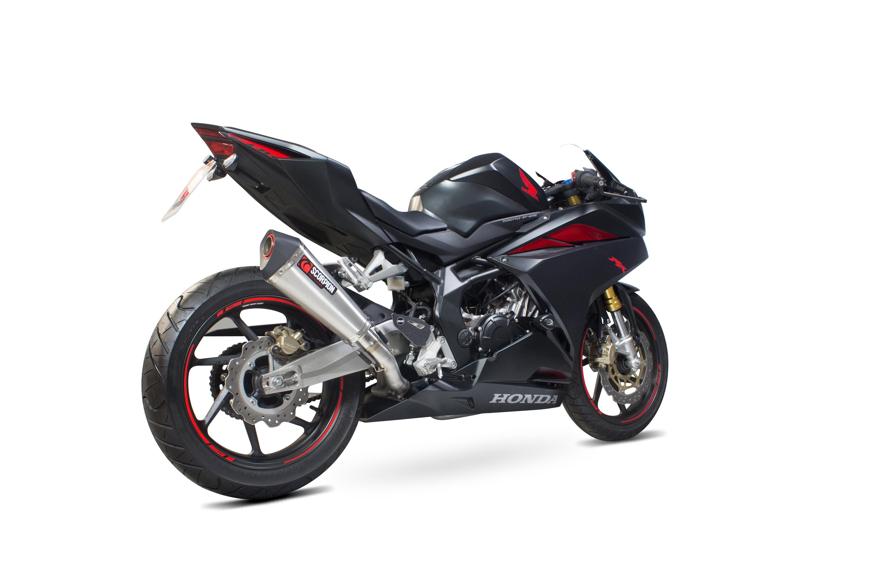 RHA177SYSSEO - Scorpion Serket Taper Stainless Steel Exhaust - Honda CBR 250 RR Full System - 2017 - 2018