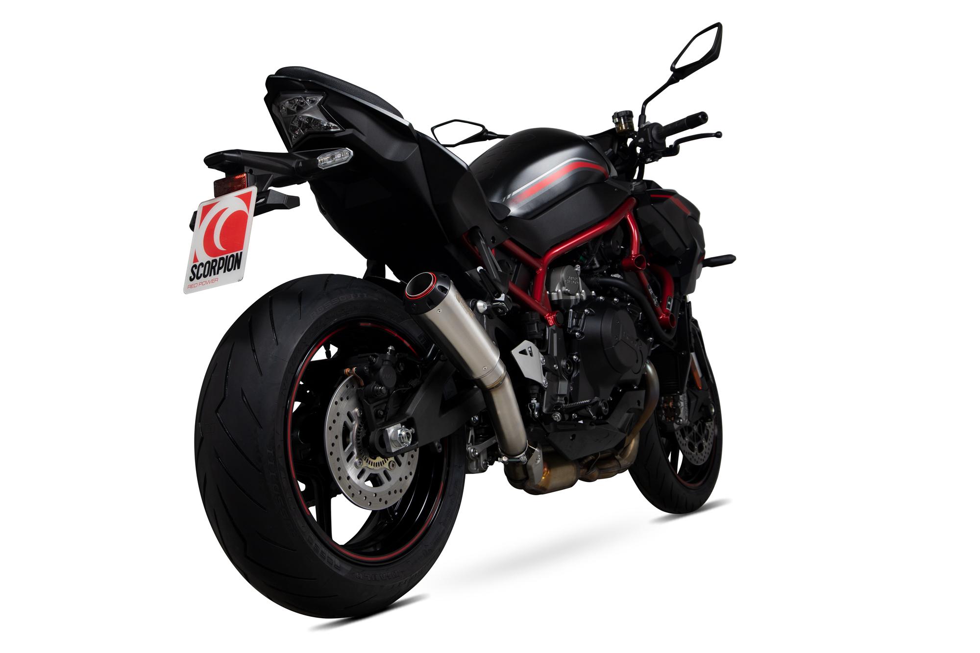 Scorpion Exhausts Red Pka135seo - Scorpion Power Stainless Steel Slip-On Exhaust - Kawasaki Z H2 2020