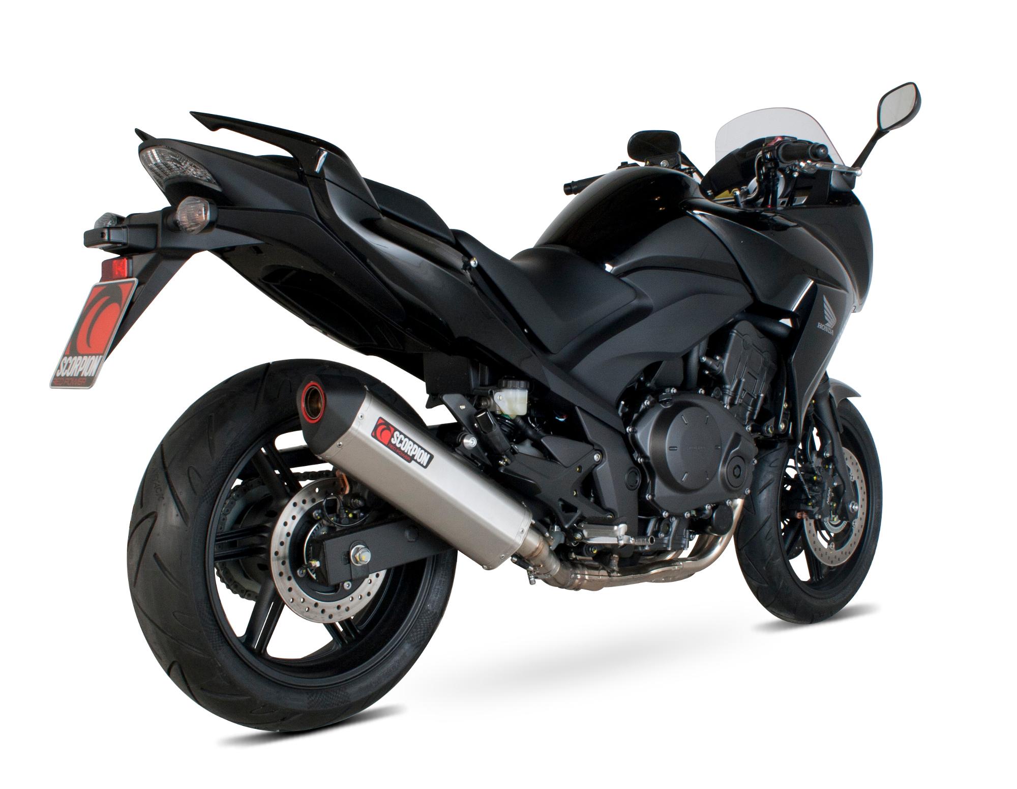 RHA106SEO - Scorpion Serket Stainless Oval Exhaust - Honda CBF 1000 2010 - 2019