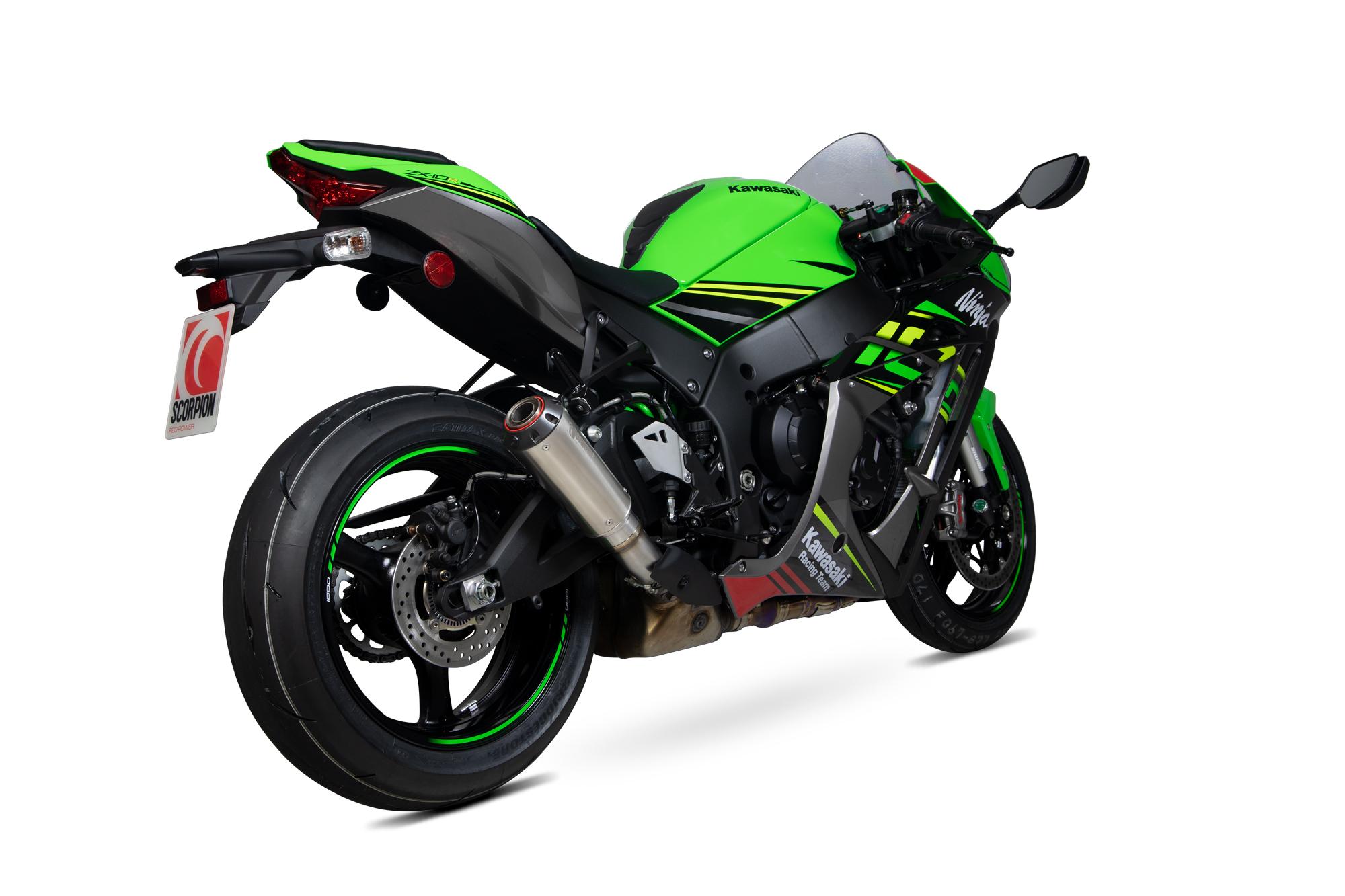 Scorpion Exhausts Red Pka113seo - Scorpion Power Stainless Steel Exhaust - Kawasaki Zx-10R 2016 - 2019