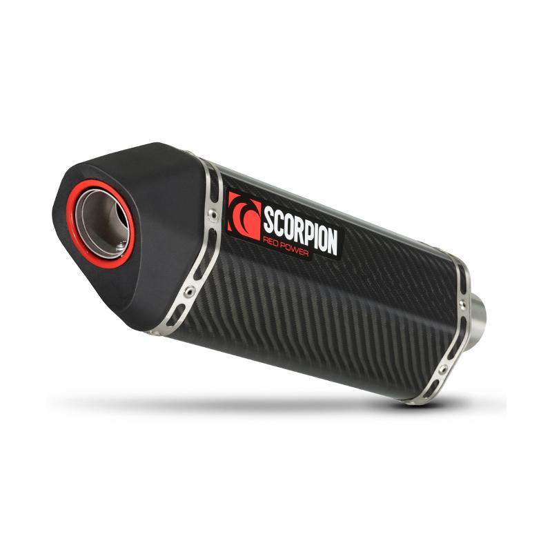 RHA168CEO - Scorpion Serket Parallel Carbon Oval Exhaust - Honda VFR 800F 2014 - 2018