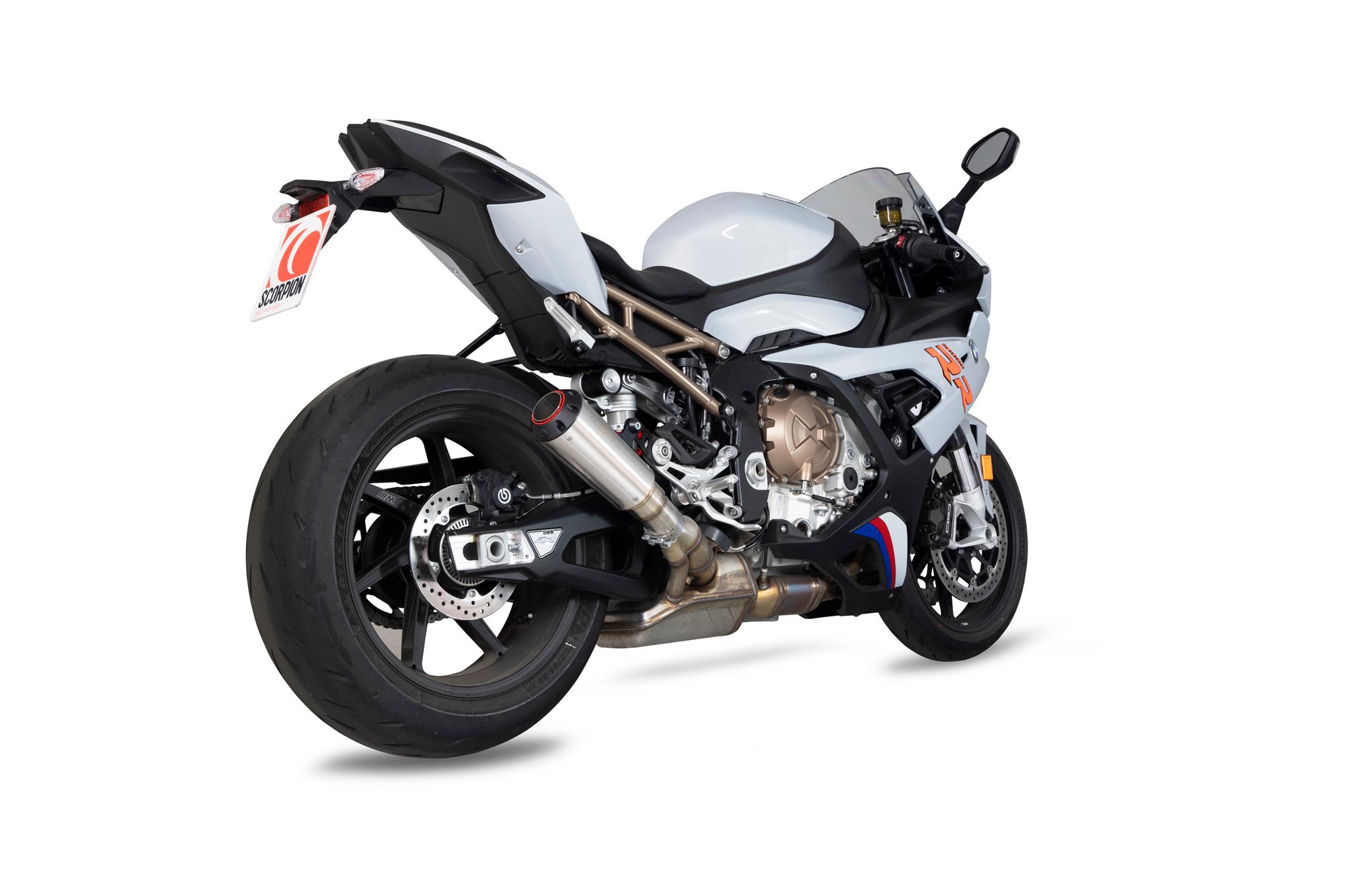 Scorpion Exhausts Red Pbm80seo - Scorpion Power Stainless Steel Slip-On Exhaust - Bmw S1000 Rr 2019 - 2021