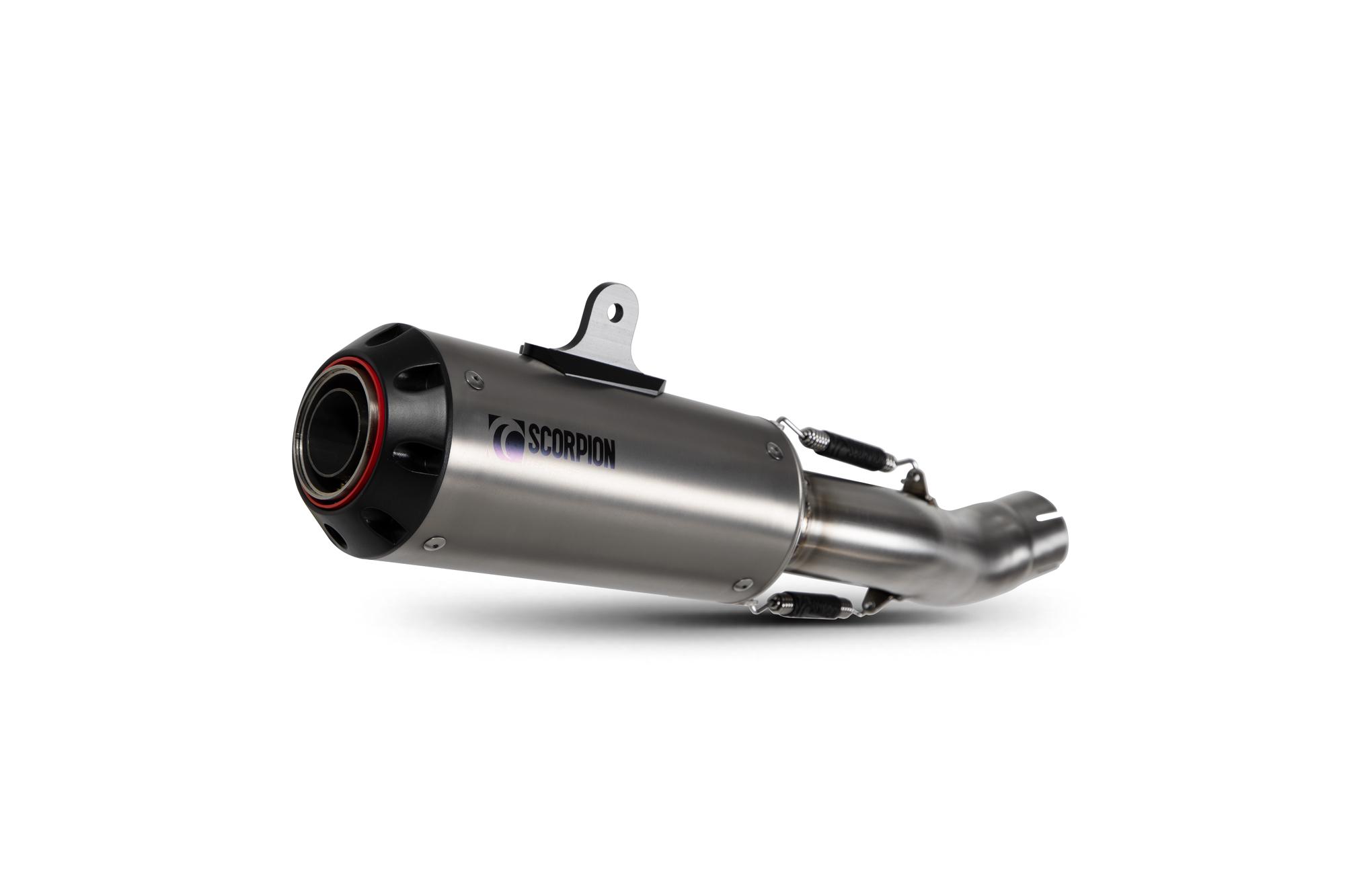 PHA195TEO - Scorpion Red Power Titanium Slip-On Exhaust - Honda CB 500 F 2019 - 2021