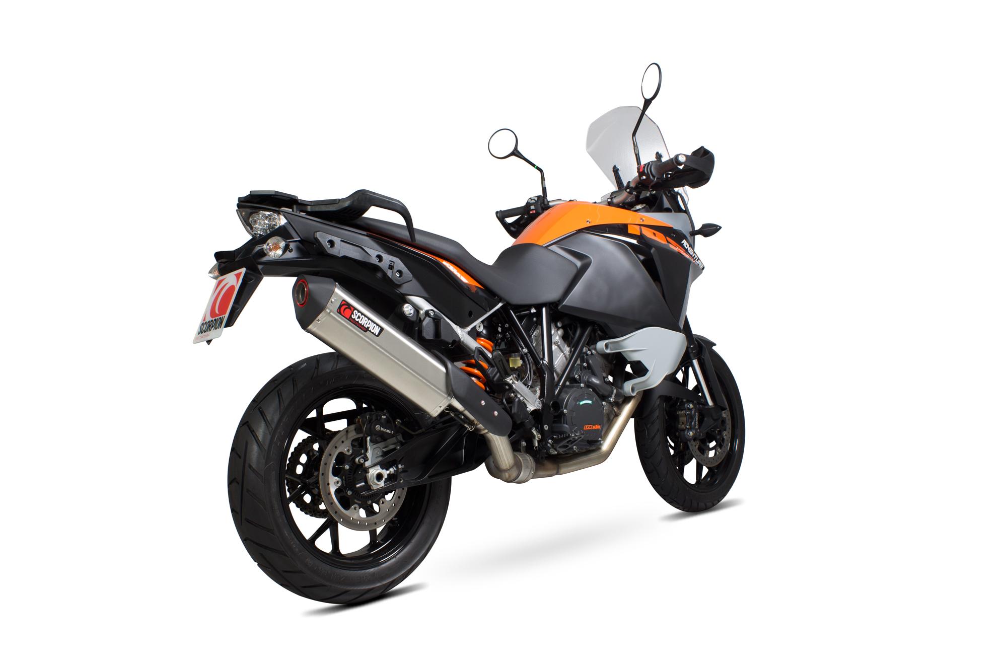 Scorpion Exhausts Red Rkt84seo - Scorpion Serket Parallel Stainless Exhaust - Ktm 1050 Adventure 2015 - 2016