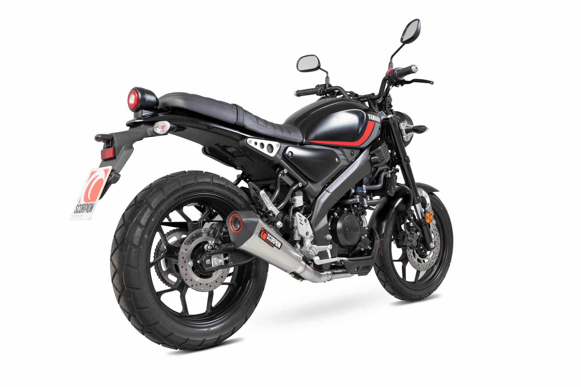 Scorpion Exhausts Red/Black Rya117systeo - Scorpion Serket Taper Full System Titanium Exhaust - Yamaha Xsr 125 2021