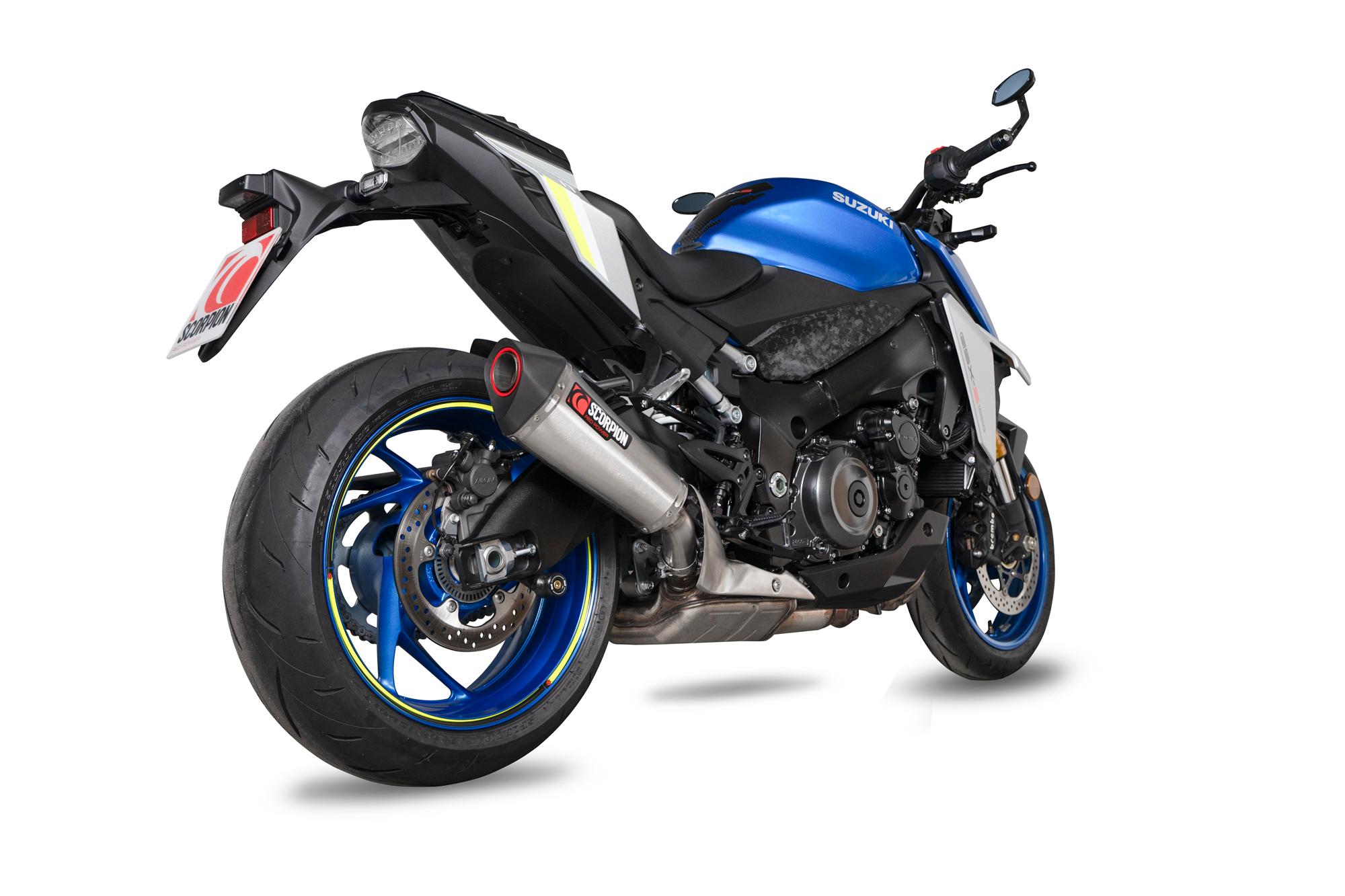 RSI126SEO - Scorpion Serket Taper Brushed Stainless Steel Exhaust - Suzuki GSX-S 1000 2021 - 2022