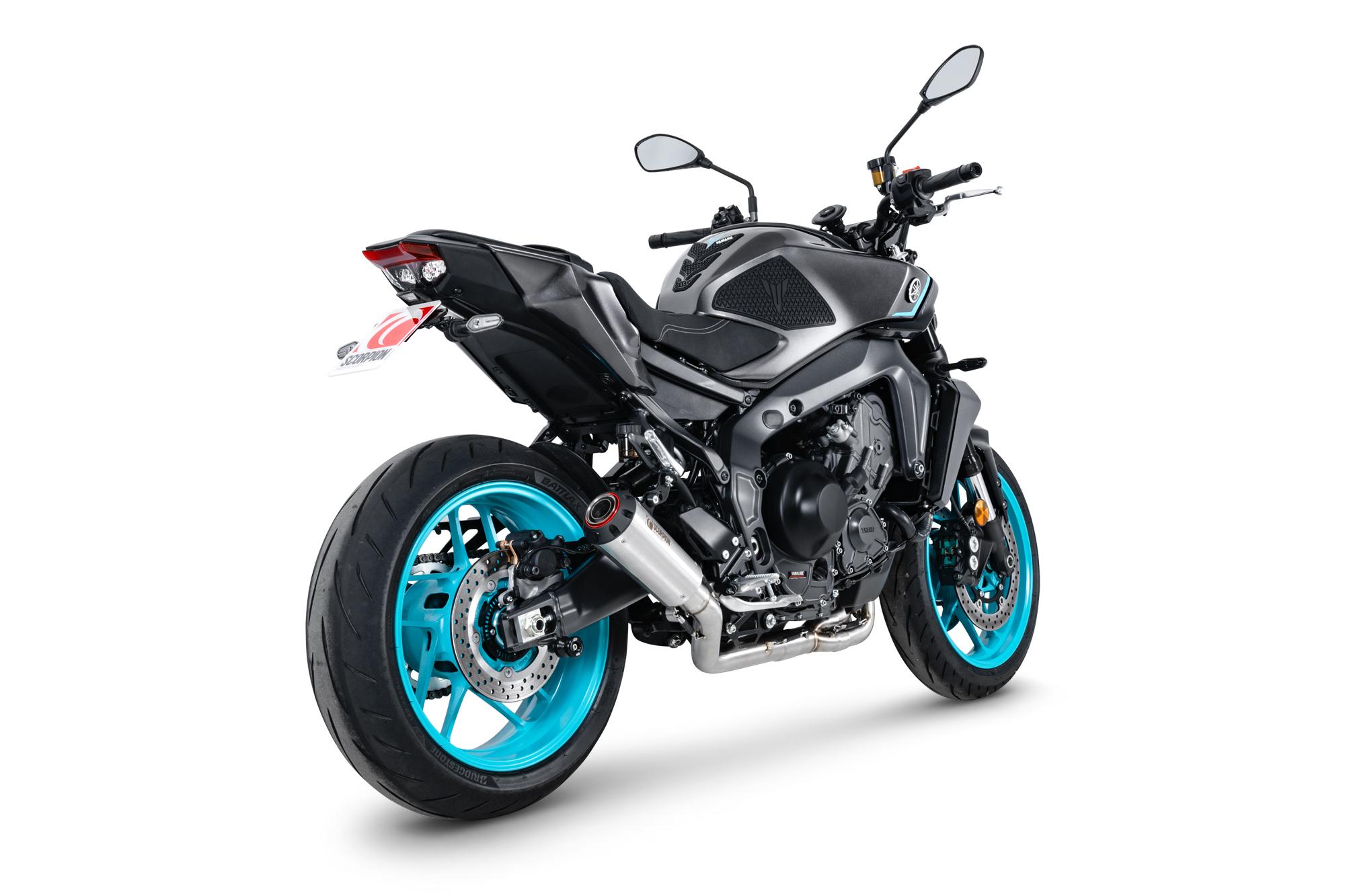PYA130SYSSEO - Scorpion Red Power Full System Stainless Steel Exhaust - Yamaha MT-09 2024 - 2025