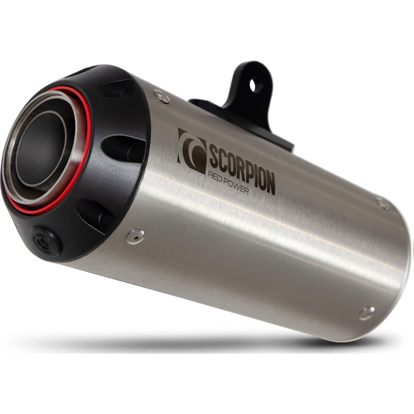 PYA126SEO - Scorpion Red Power Stainless Steel Slip-On Exhaust - Yamaha MT-10 2022 - 2023