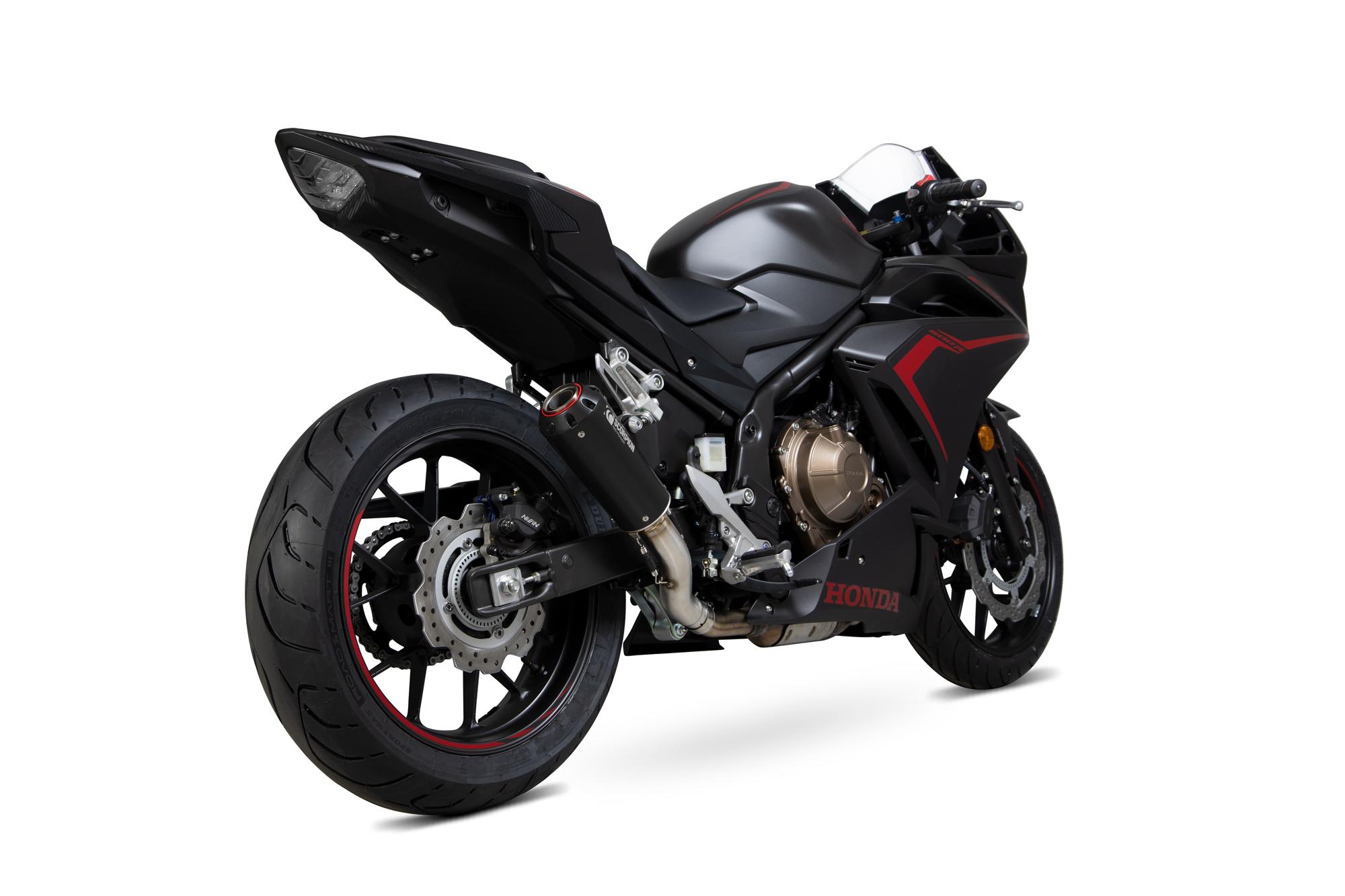 Scorpion Exhausts Red/Black Pha186bcer - Scorpion Power Ceramic Exhaust - Honda Cbr500r 2019