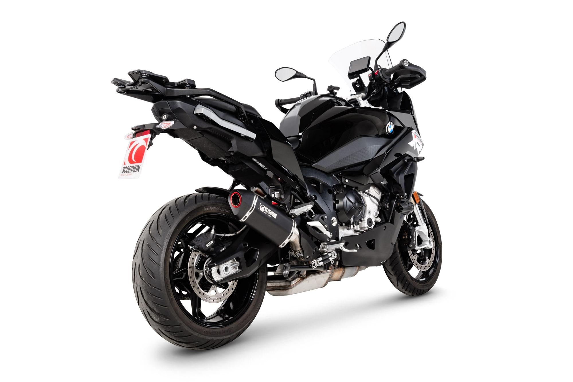 RBM81BCER - Scorpion Serket Parallel Black Ceramic Slip-On Exhaust - BMW S1000 XR 2020 - 2025