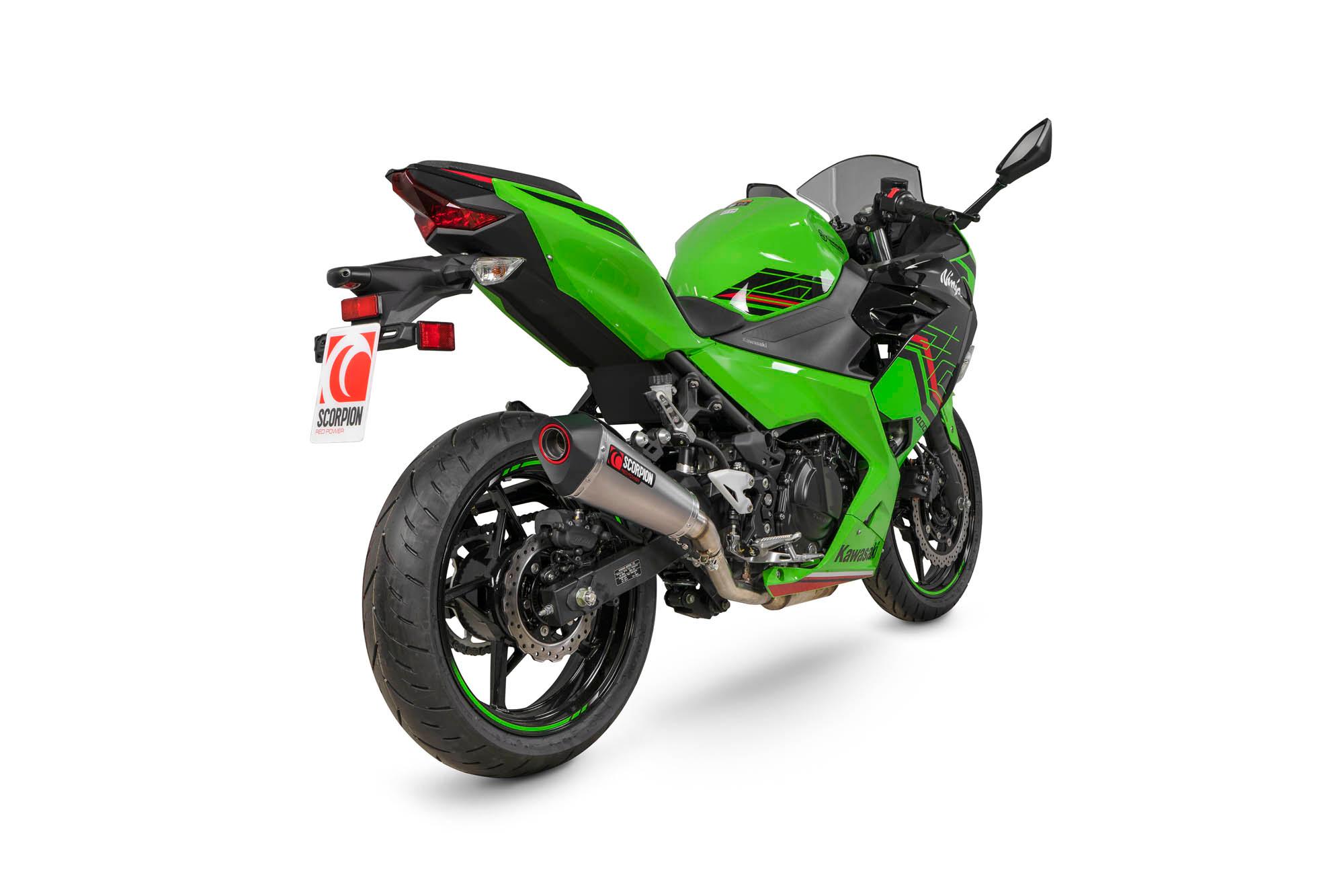 Scorpion Exhausts Light Rka121teo - Scorpion Serket Taper Titanium Exhaust - Kawasaki Ninja 400 2018 - 2019