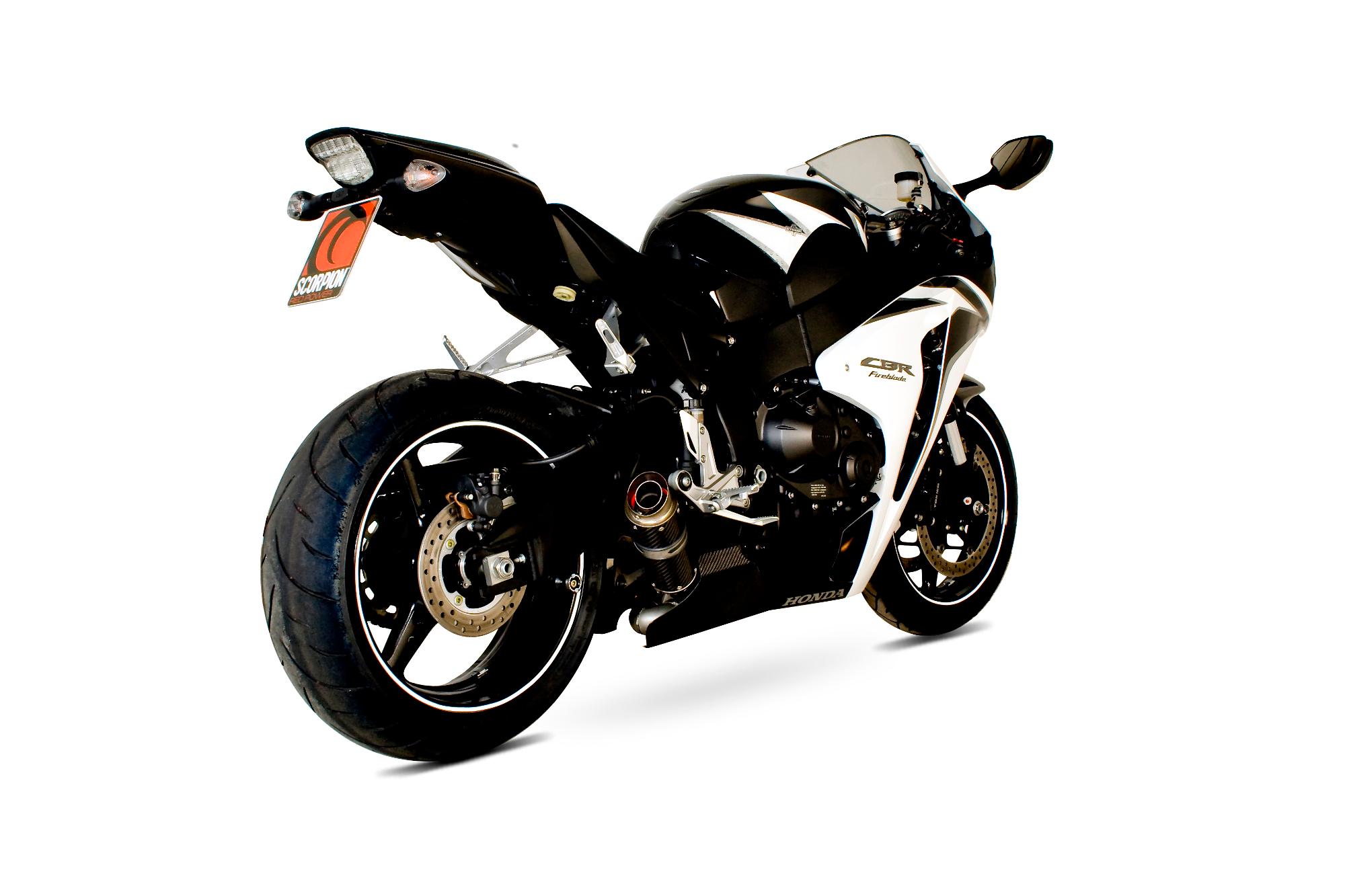 Scorpion Exhausts Red Ha1000cem - Scorpion Rp-1 Gp Carbon Round Exhaust - Honda Cbr 1000 Rr 2008 - 2011