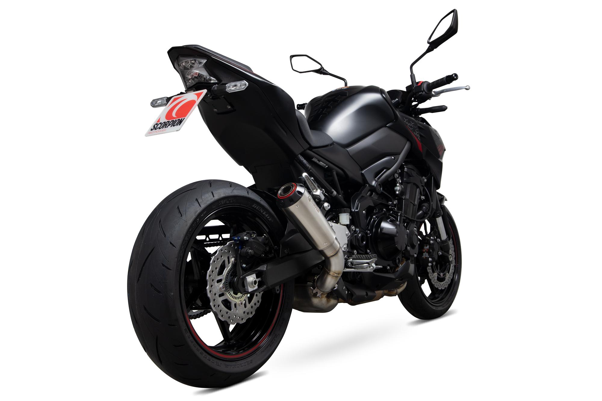 Scorpion Exhausts Red Pka136seo - Scorpion Power Stainless Steel Slip-On Exhaust - Kawasaki Z900 (Euro 5) 2020